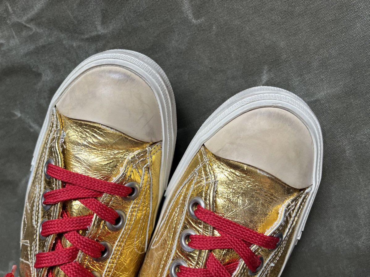 Golden Goose × Vintage GGDB Golden Goose Deluxe Brand V-star 2 Gold Low Sneakers Size US 7 / EU 40 - 5 Thumbnail