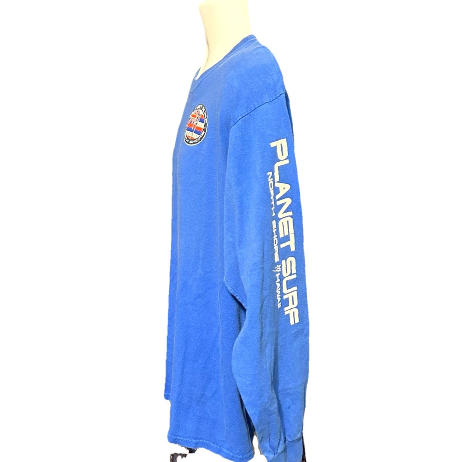 Doublet VINTAGE Planet Surf North Shore Hawaii Long Sleeve Shirt Men L Blue Double Side Size US L / EU 52-54 / 3 - 3 Thumbnail