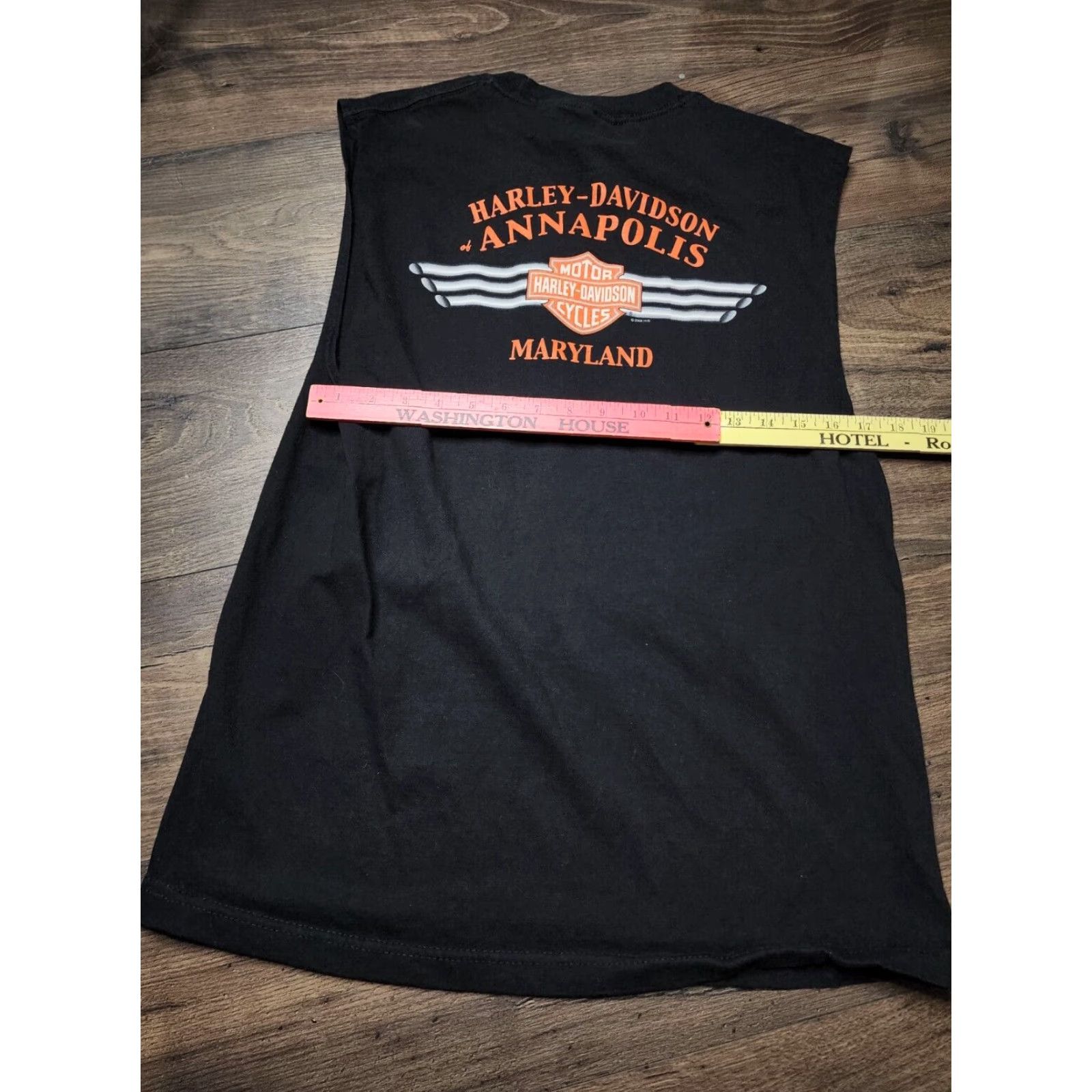 Harley Davidson VINTAGE Harley-Davidson Tank Top T Shirt Harley-Davidson Mens M Black Crew Neck Sleeveless Double-Sided Graphic Motorcycle 90s Size US M / EU 48-50 / 2 - 3 Thumbnail