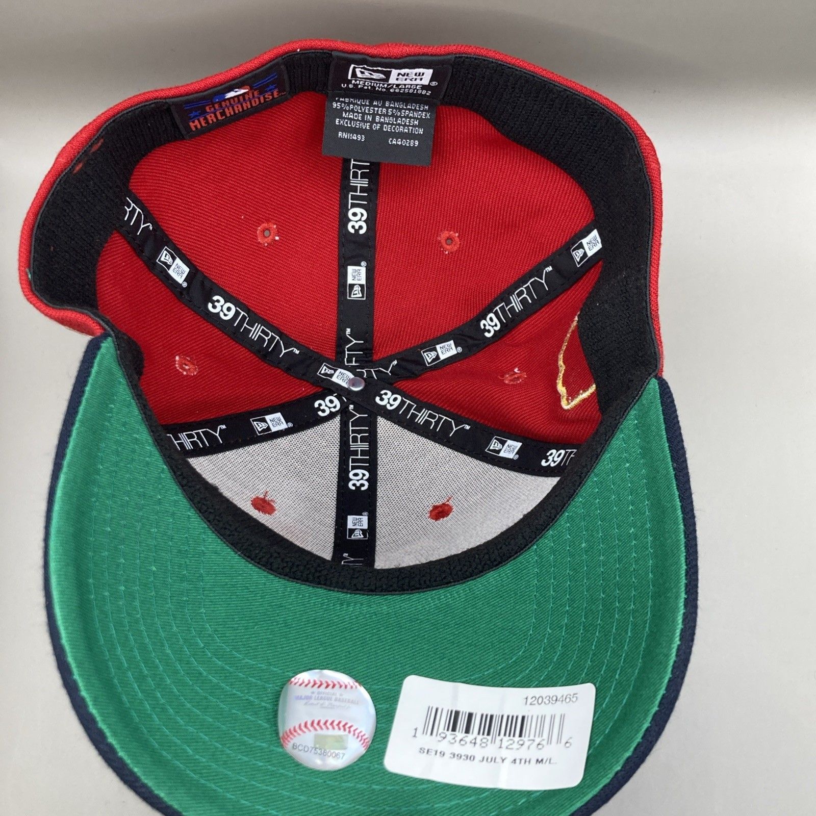 New Era MLB Detroit Tigers 2019 American July 4 Fitted 39Thirty Hat Size ONE SIZE - 6 Thumbnail