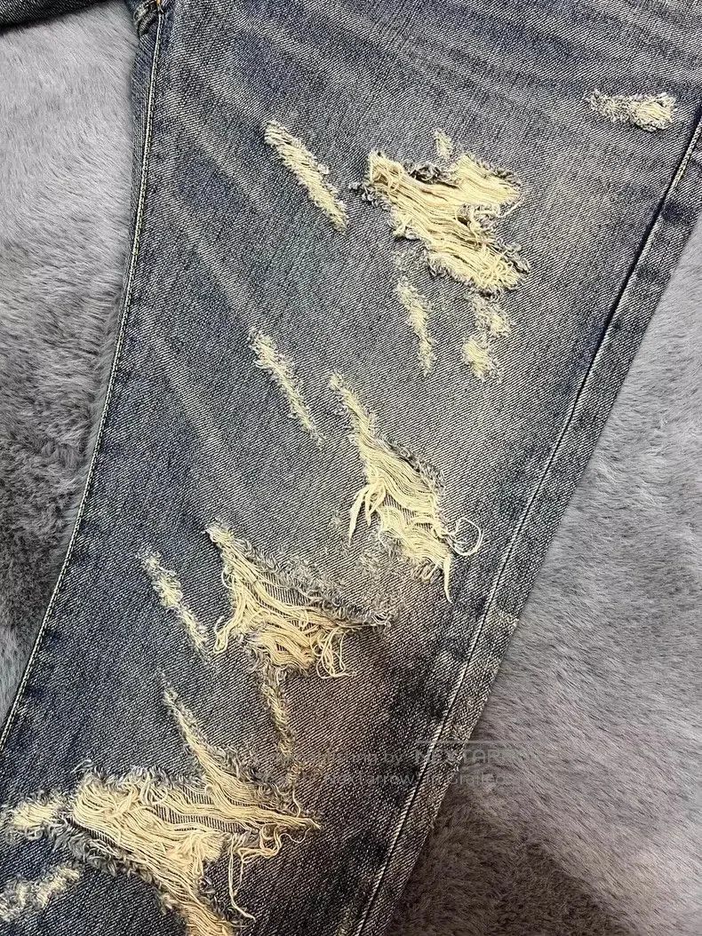 Saint Laurent Paris Saint Laurent Distressed Jeans Size 34. Size US 34 / EU 50 - 5 Thumbnail