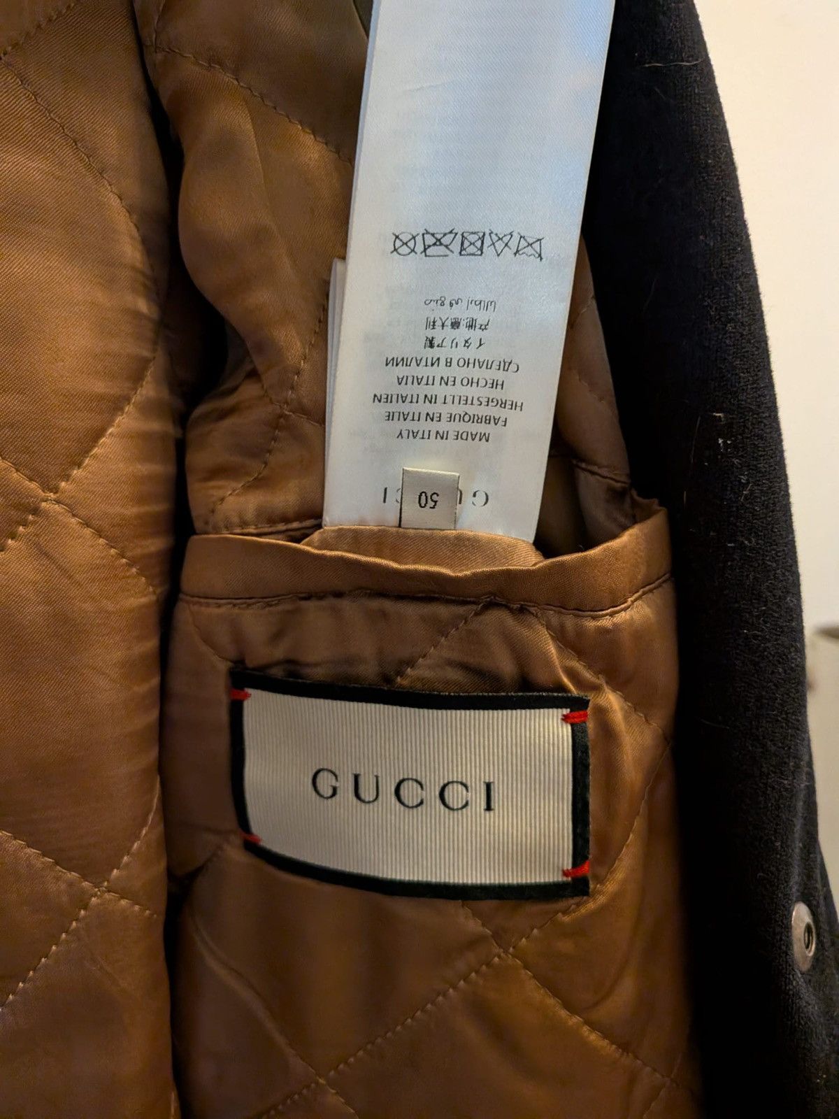 Gucci Gucci wool jacket w leather inserts Size US M / EU 48-50 / 2 - 5 Thumbnail