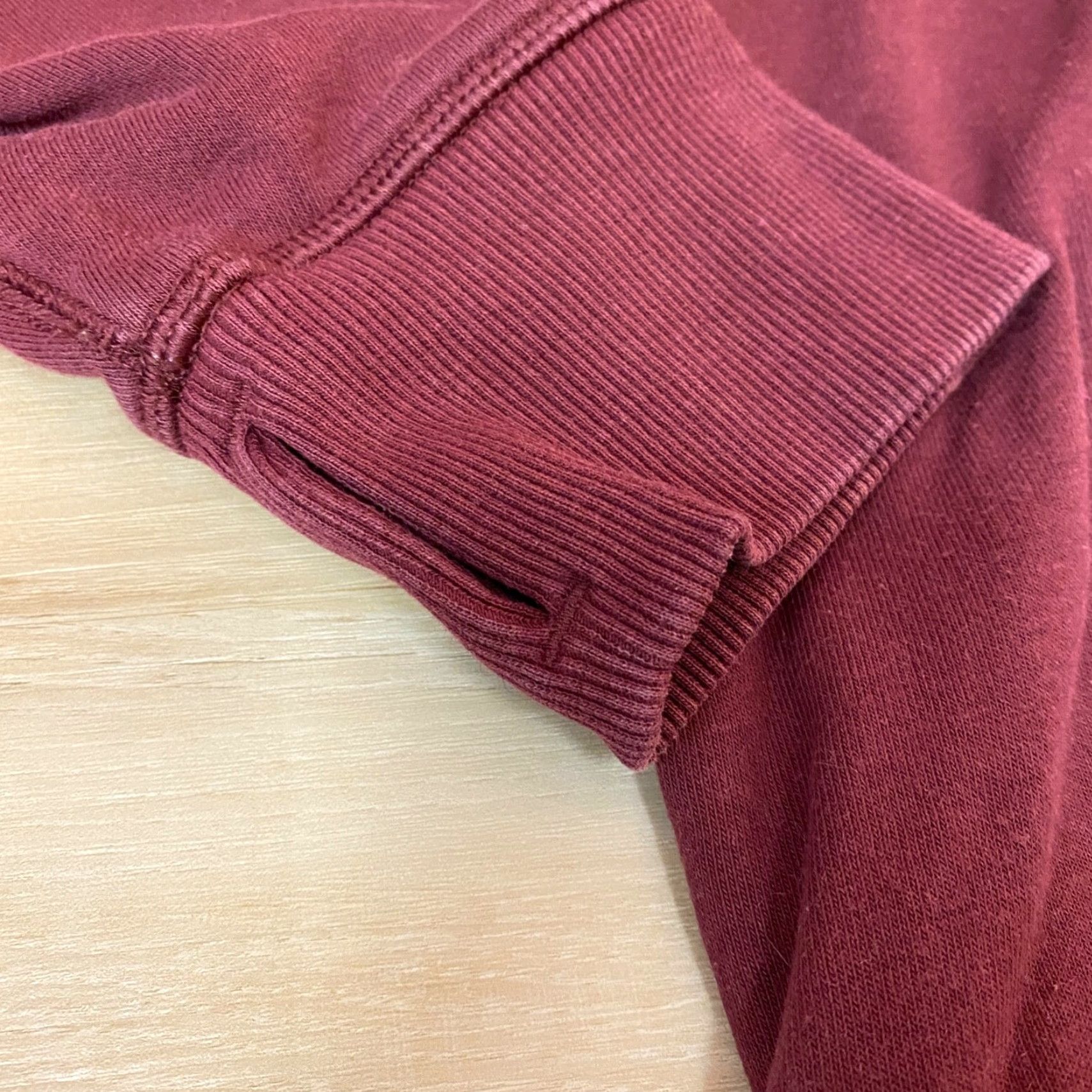 Vintage FourLaps Hoodie Men M Burgundy Rush Full Zip Pullover Sweatshirt Size US M / EU 48-50 / 2 - 4 Thumbnail