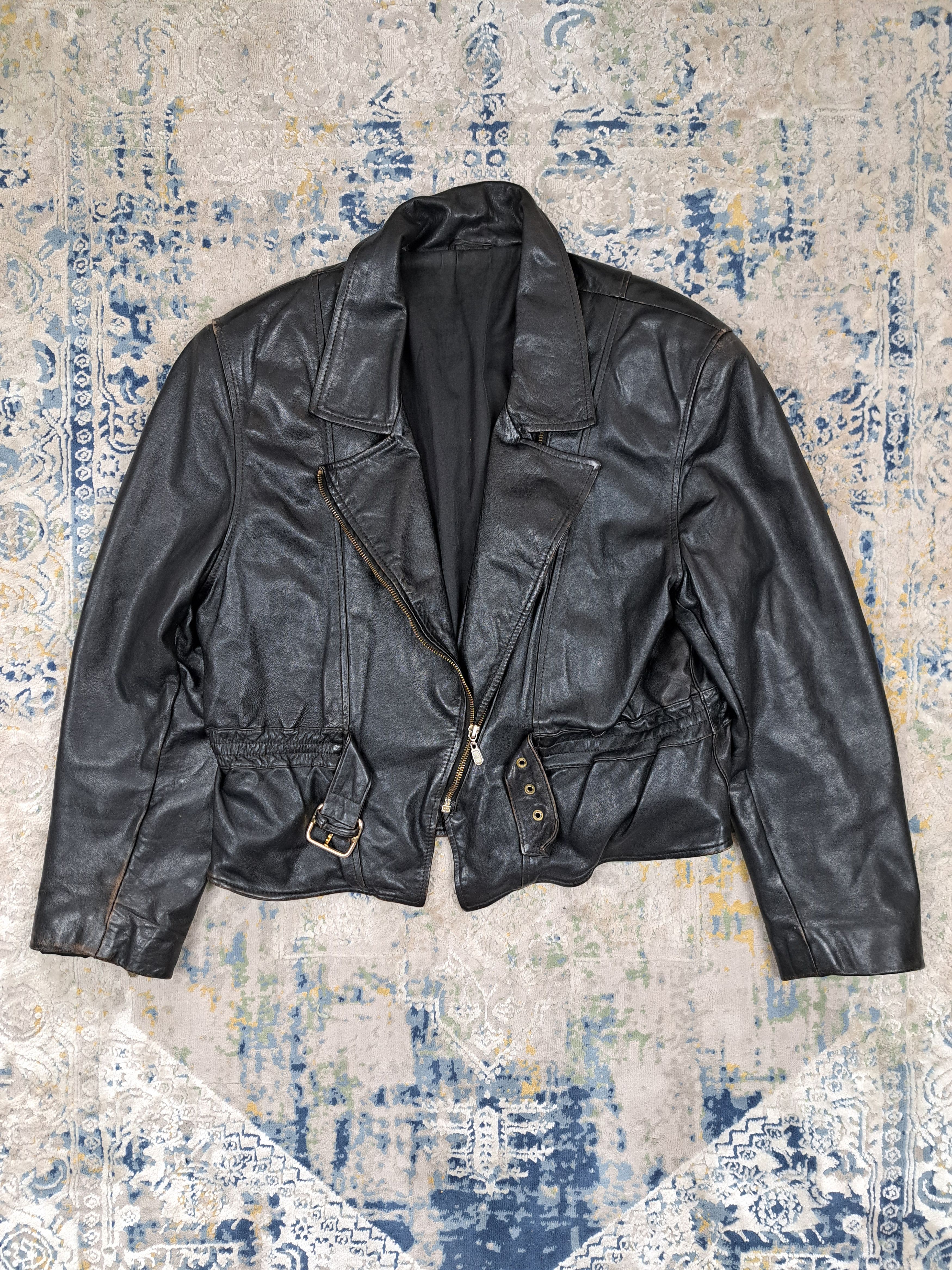 Genuine Leather × Japanese Brand LEATHER BIKER JACKET EMO