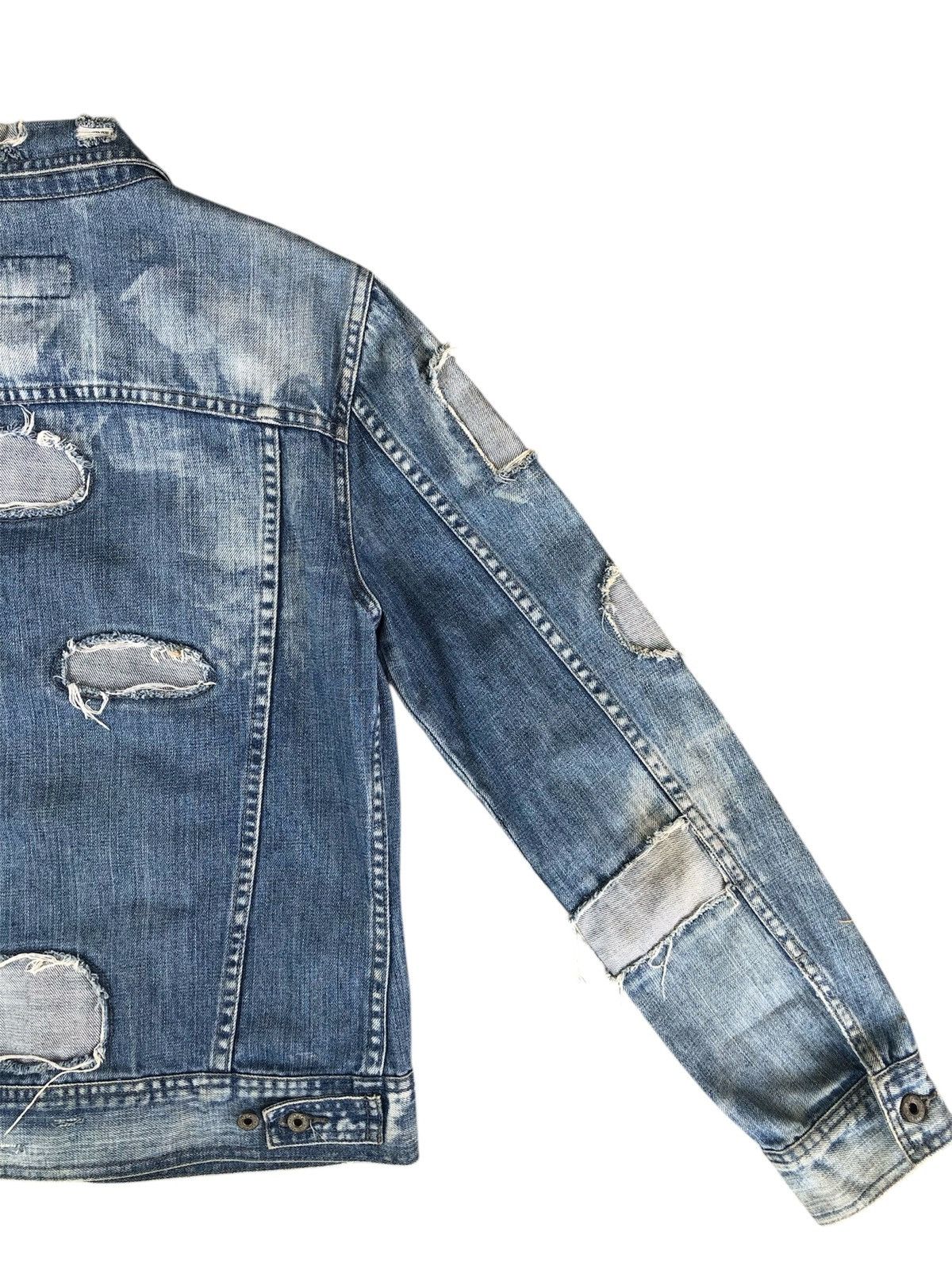 Dolce & Gabbana Dolce & Gabbana Boro Patchwork Distressed Denim Jacket Size US S / EU 44-46 / 1 - 11 Thumbnail