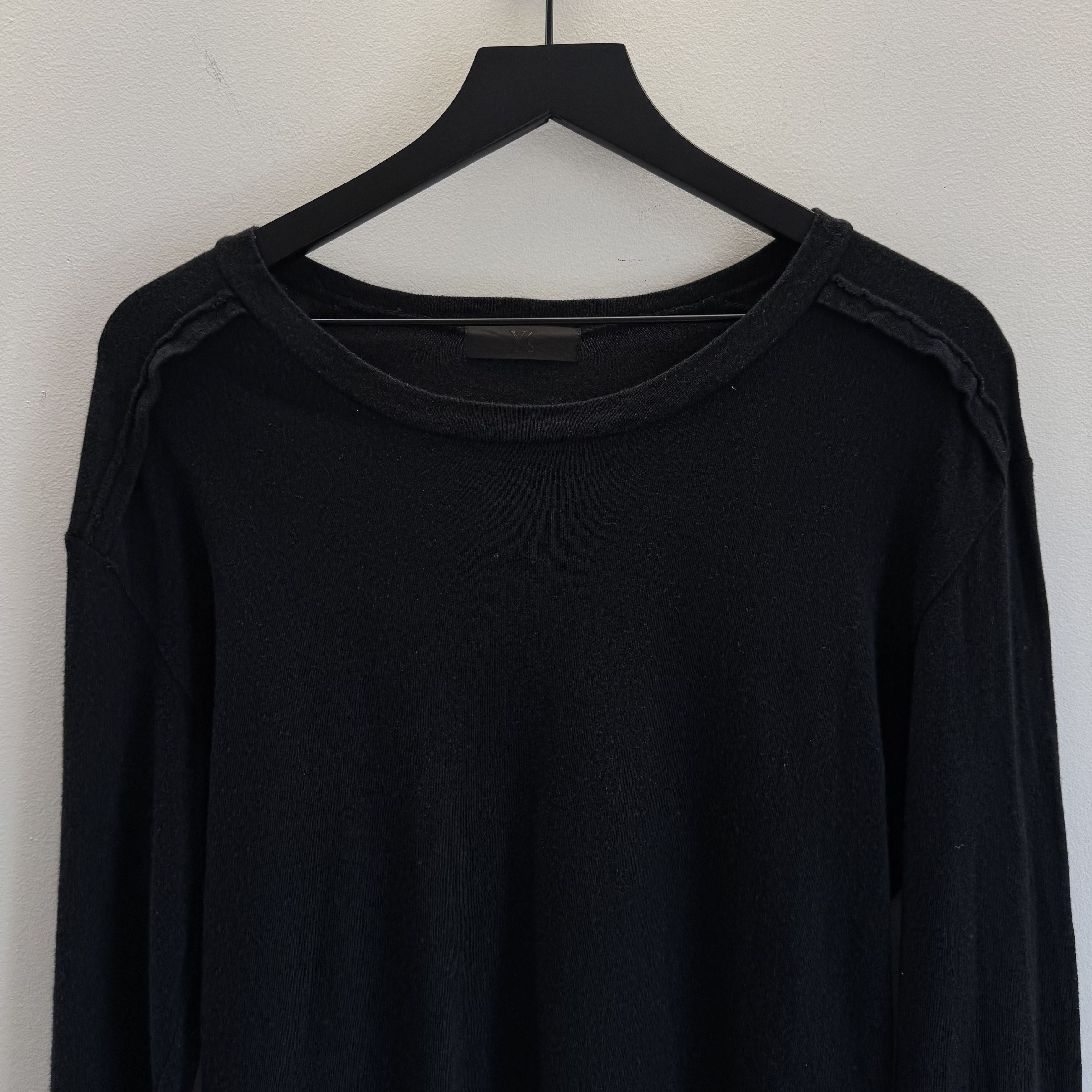 Yohji Yamamoto Y's Yohji Yamamoto Long Sleeve T-Shirt Size US L / EU 52-54 / 3 - 3 Thumbnail