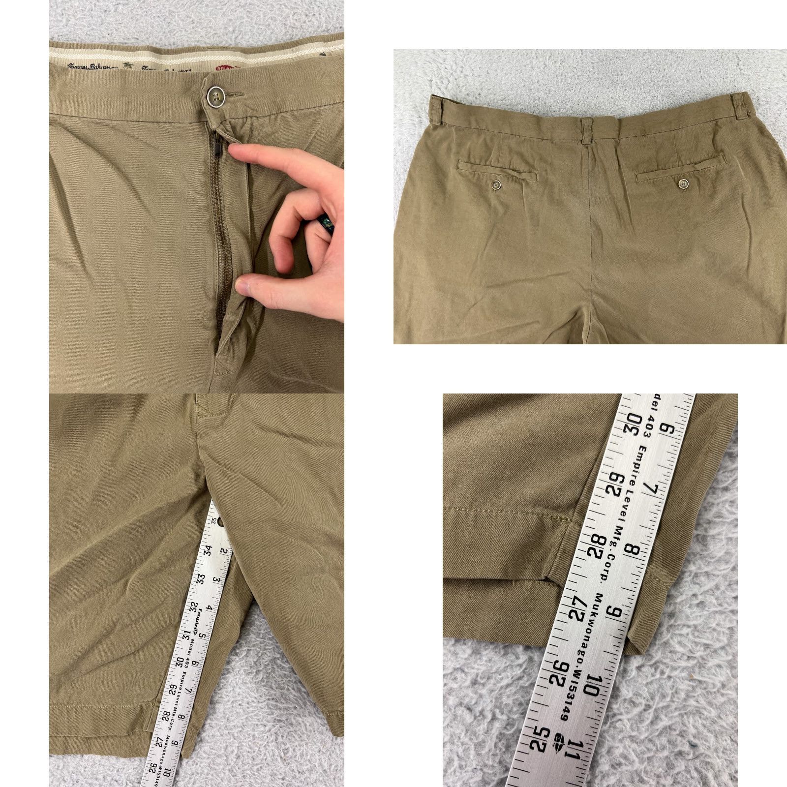 Tommy Bahama Tommy Bahama Shorts Men 42 Beige Khaki Silk Pleated Relax Beach Vacation Golf Shirt? Size US 42 / EU 58 - 8 Thumbnail