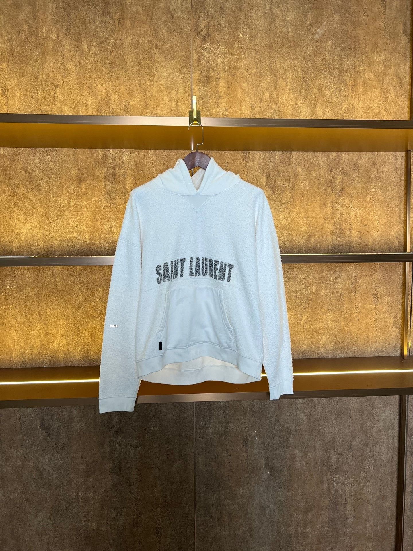 Saint Laurent Paris SLP Slogan Hoodie Size US L / EU 52-54 / 3 - 1 Thumbnail