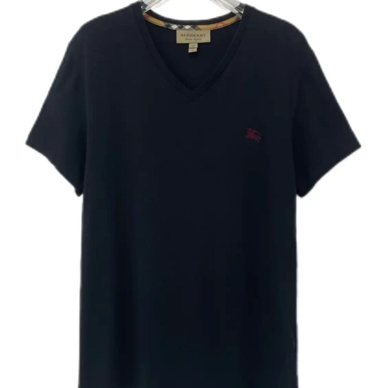 Burberry Burberry Black Cotton Men's T-Shirt Size US M / EU 48-50 / 2 - 1 Thumbnail
