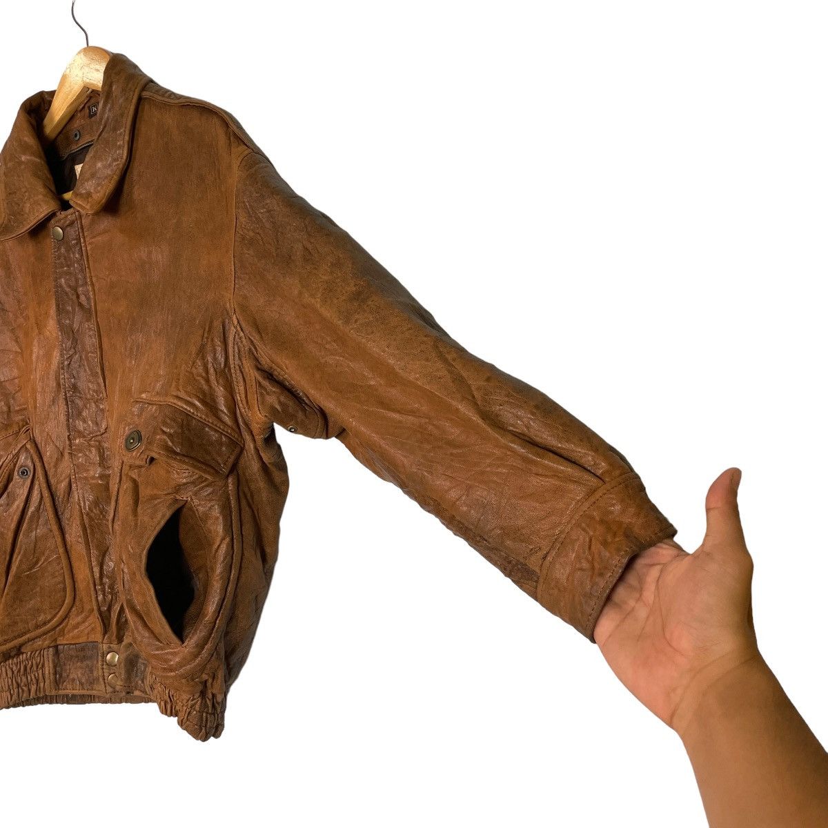 Genuine Leather Men Elsace Bikers Leather Jacket Size US M / EU 48-50 / 2 - 10 Thumbnail