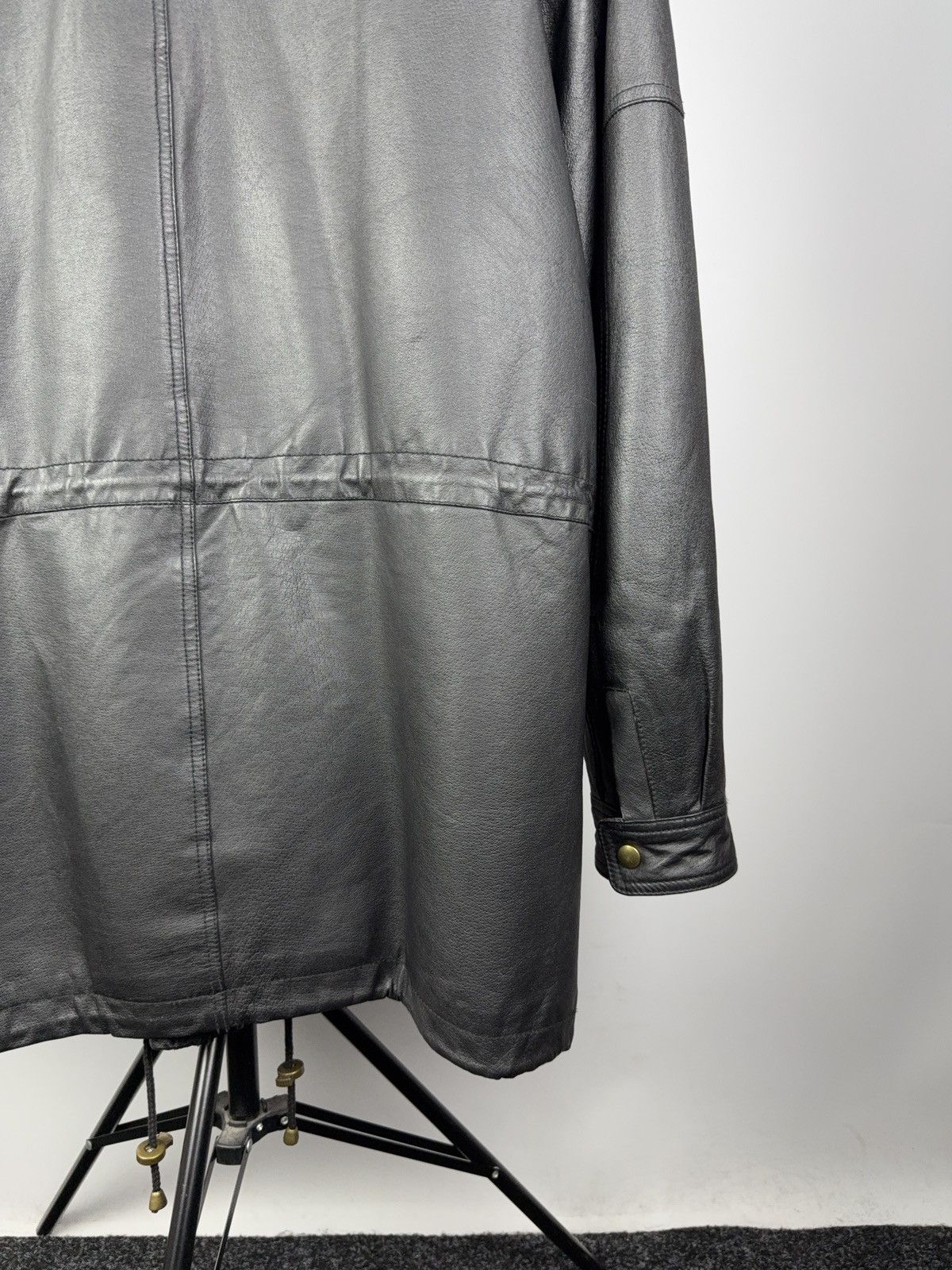 Vintage Vintage 90s Avant Garde Leather Biker MOTO Y2K Jacket Size US M / EU 48-50 / 2 - 9 Thumbnail