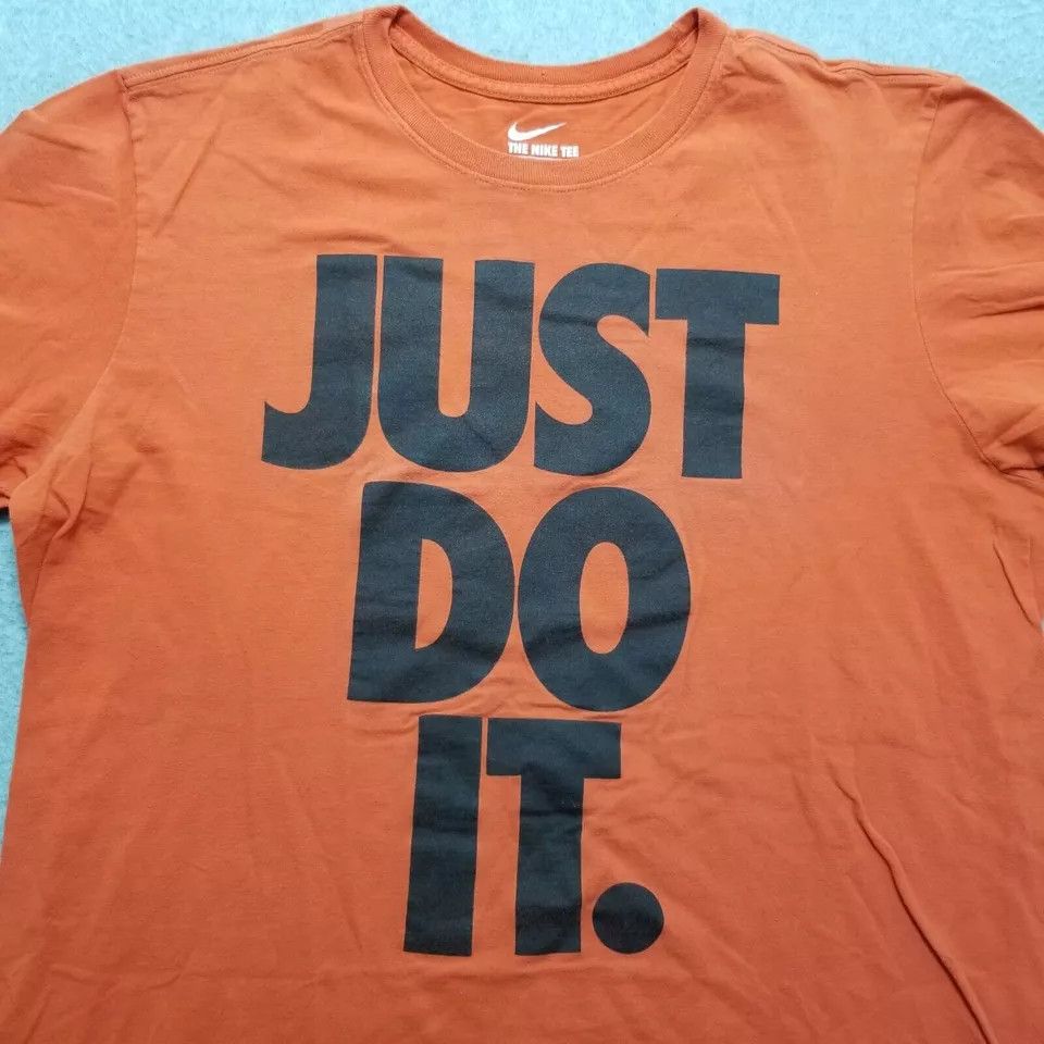 Nike Nike Shirt Mens Large Short Sleeve Cotton Just Do It Size US L / EU 52-54 / 3 - 4 Thumbnail
