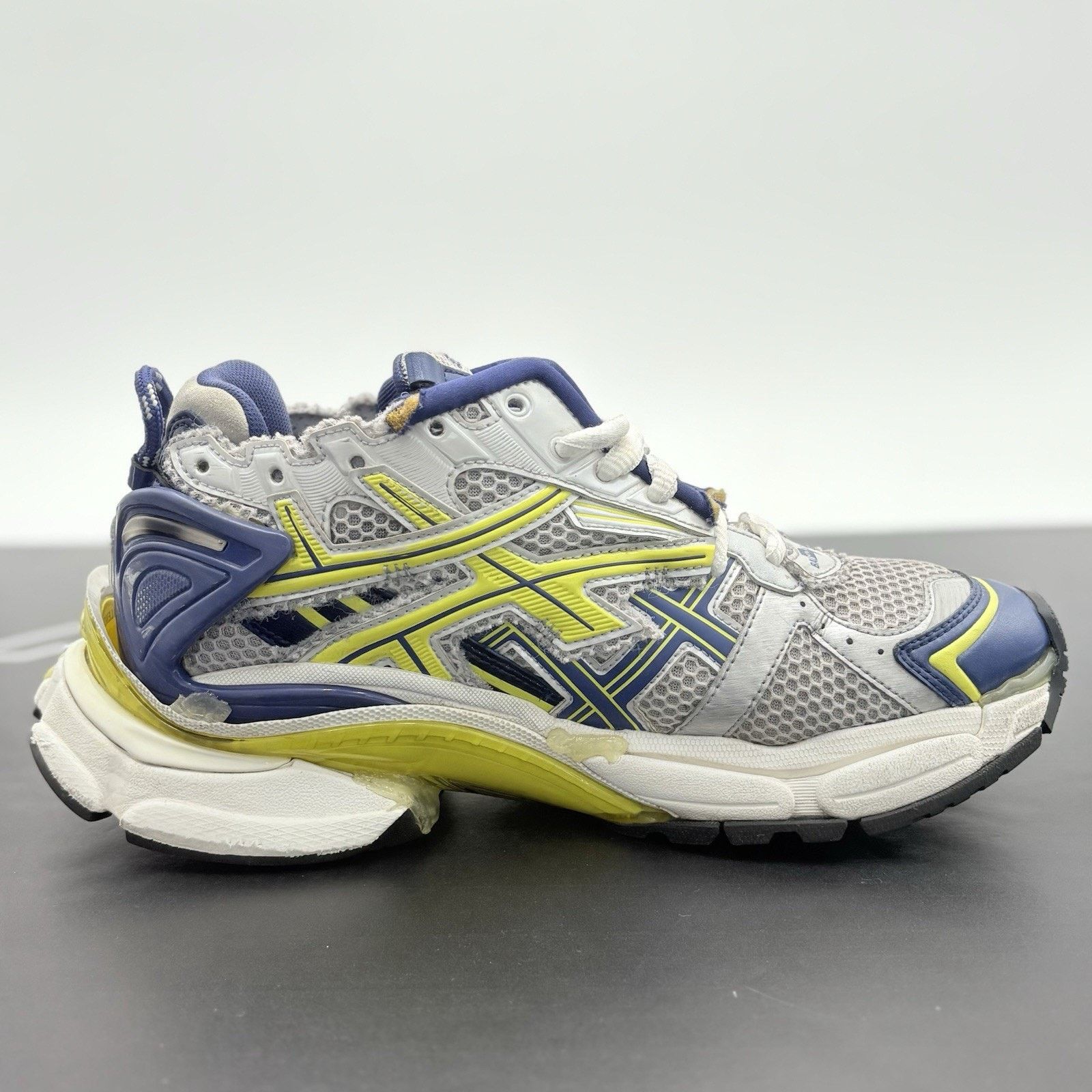 Balenciaga Balenciaga Runner ' White Blue Yellow ' | GOOD CONDITION! Size US 8 / EU 41 - 10 Thumbnail