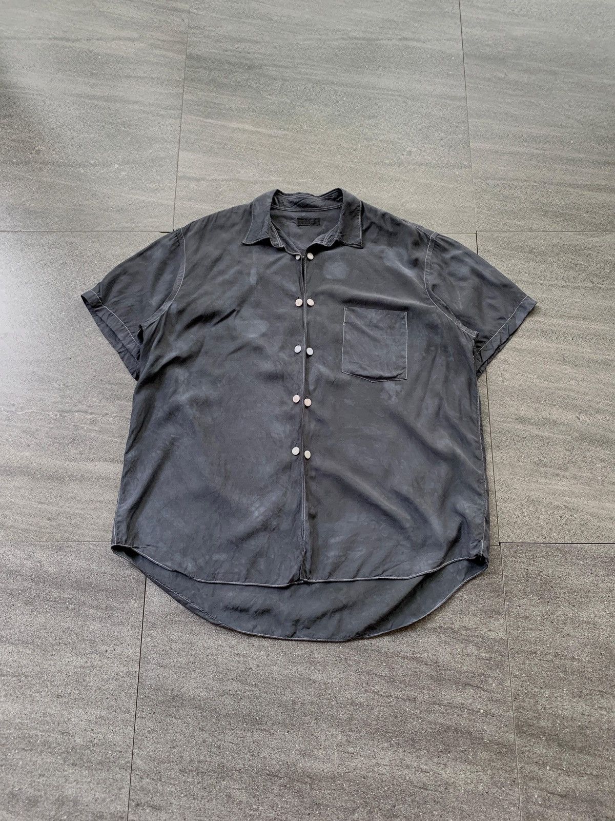 Comme des Garcons Homme Plus FREE TAX! Overdyed Chain Buttoned Shirt Size US M / EU 48-50 / 2 - 1 Thumbnail