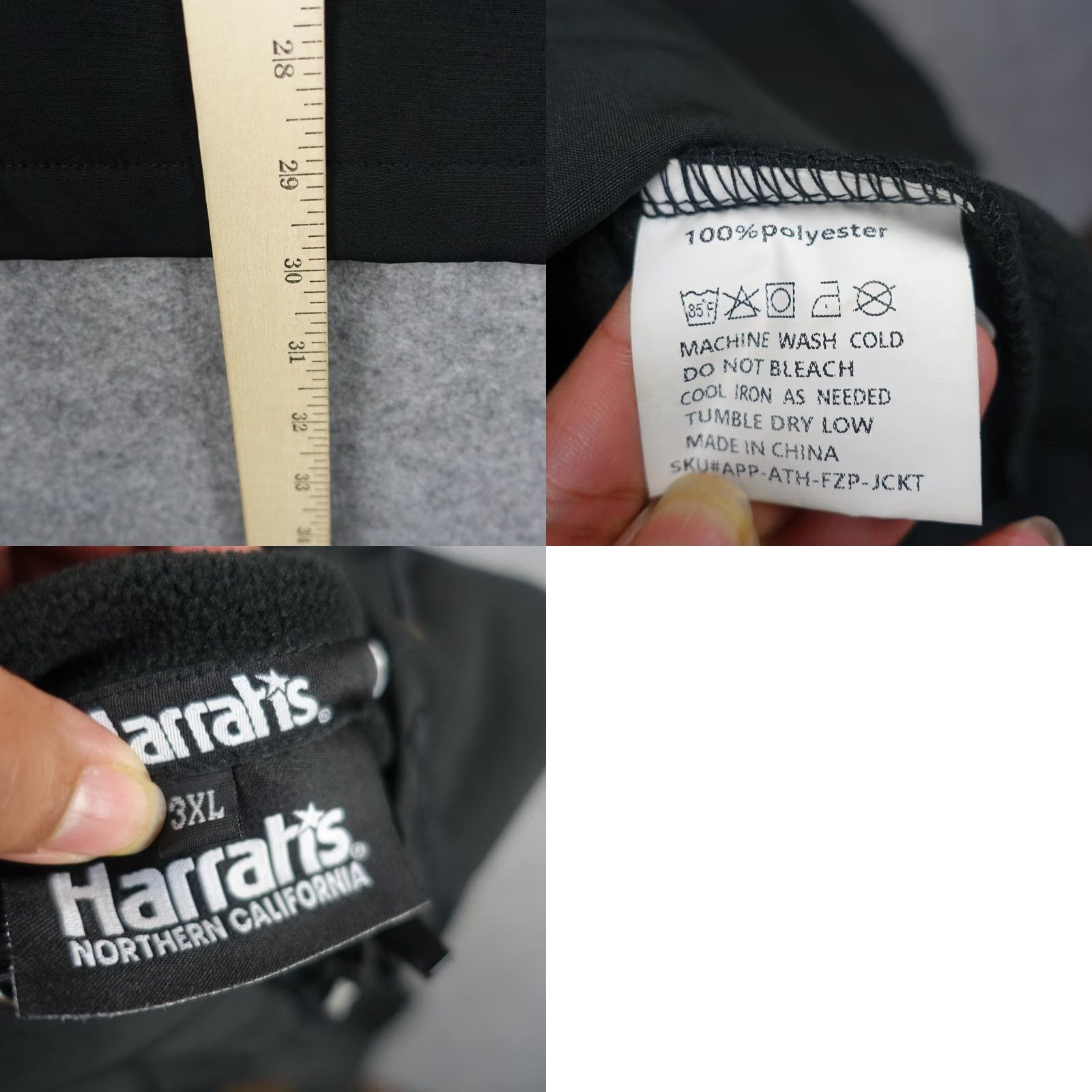 Rains Harrah's Jacket Mens 3XL Black Hooded Softshell Zipper Pockets Windbreaker Casual Winter Fall Lined Embroidered Logo NV CA Size US XXL / EU 58 / 5 - 9 Thumbnail