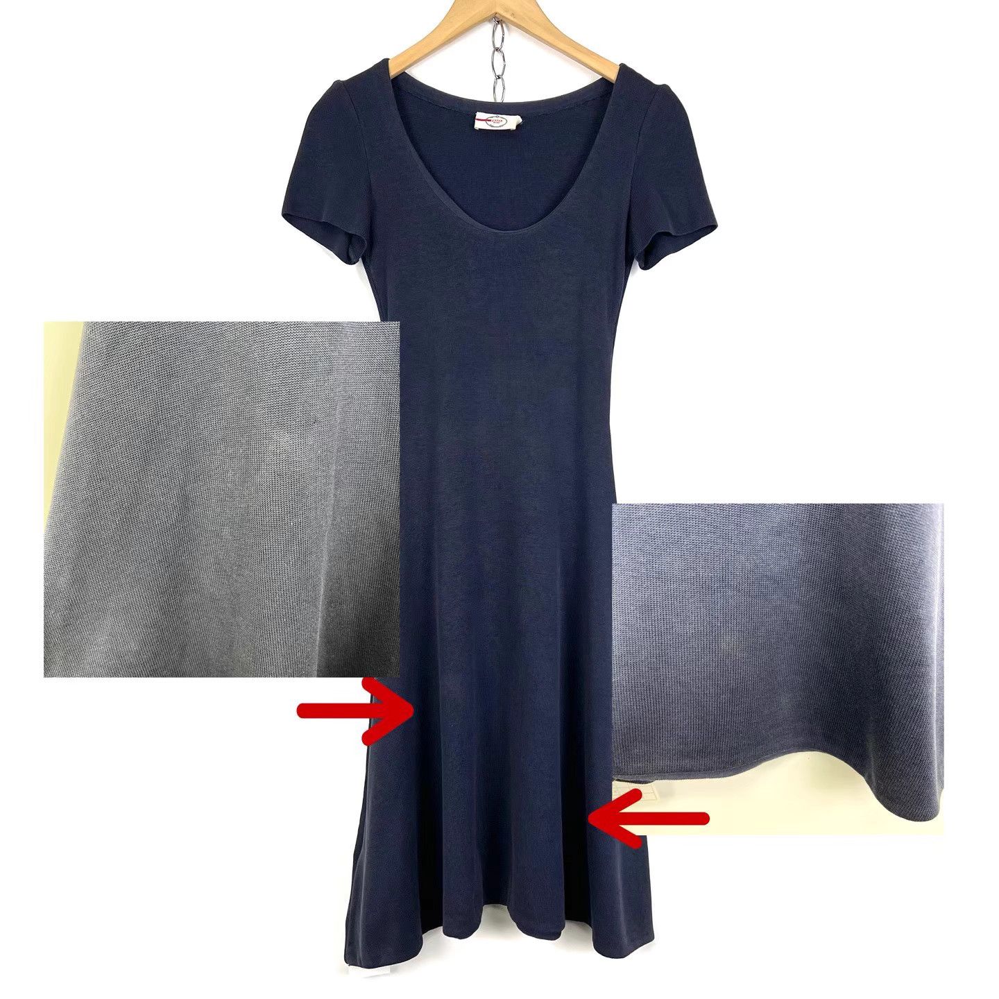 Prada Prada Black Solid Slim-Fit Short Sleeve Dress K12 Size S / US 4 / IT 40 - 1 Thumbnail