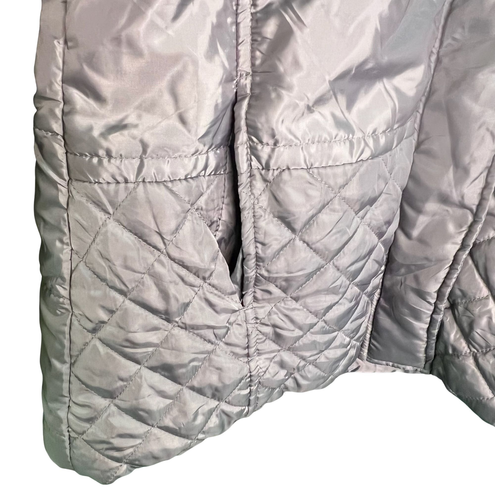 Other La Maison Quilted Womens Jacket Silver Size 10 Lightweight W Size L / US 10 / IT 46 - 6 Thumbnail