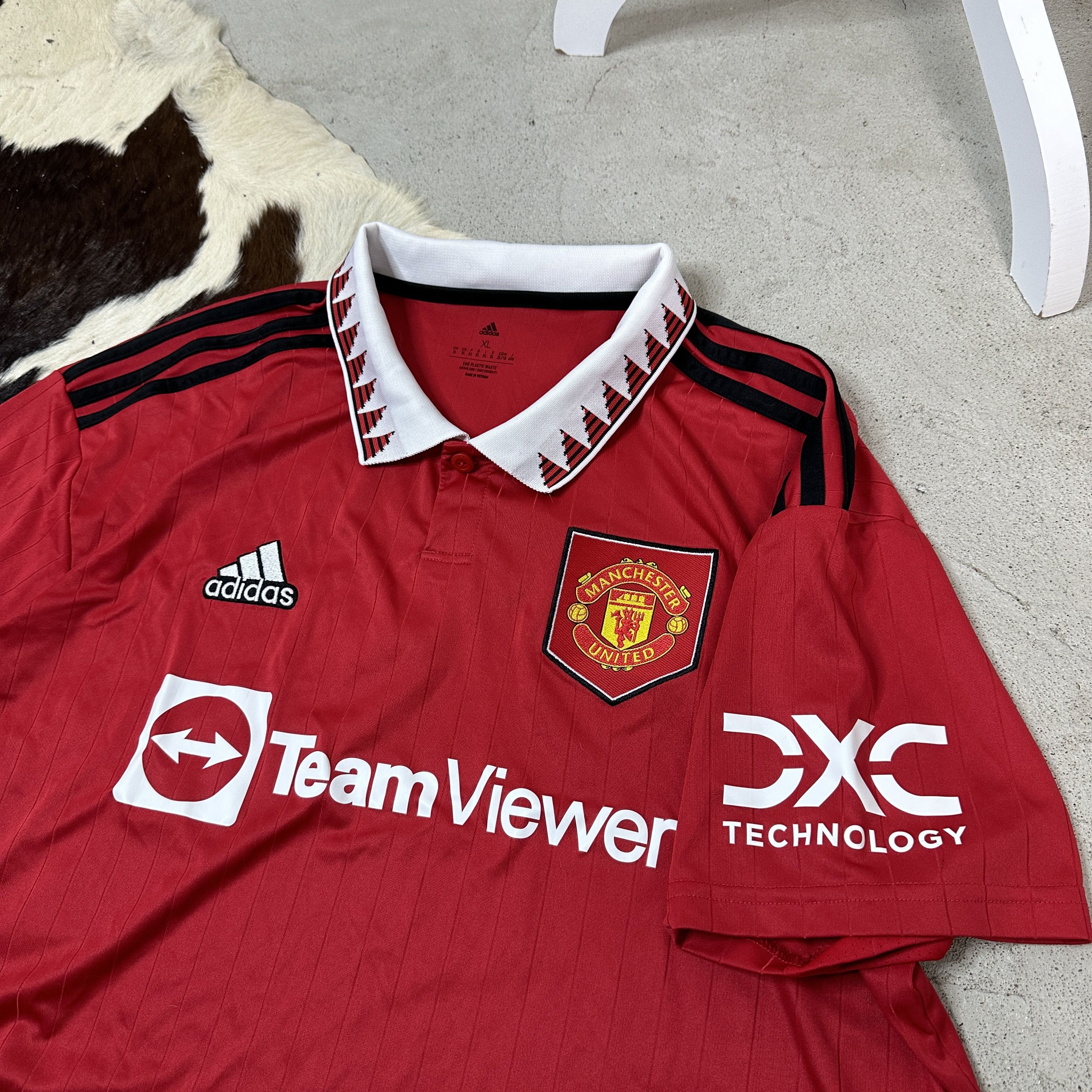 Adidas × Vintage Jersey Adidas Manchester United 22/23 Home Size US XL / EU 56 / 4 - 3 Thumbnail