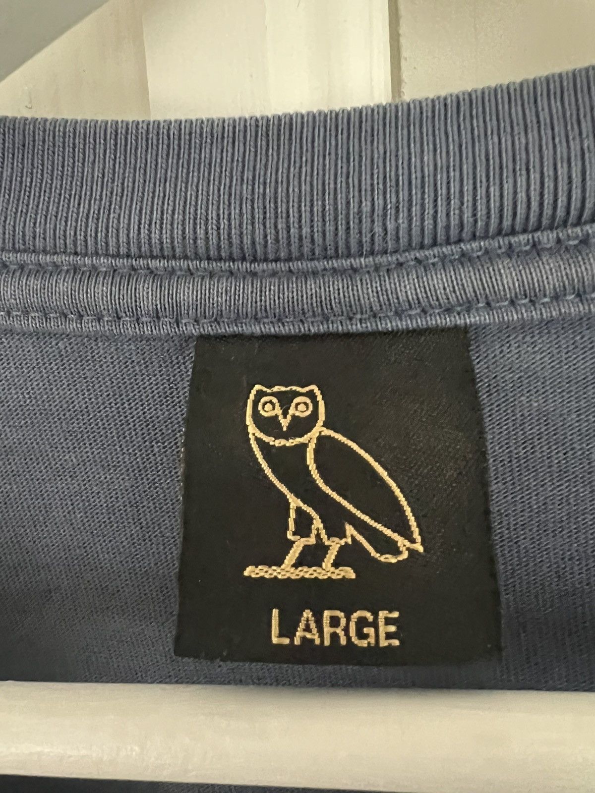 October's Very Own Ovo blue long sleeve shirt Size US L / EU 52-54 / 3 - 3 Thumbnail
