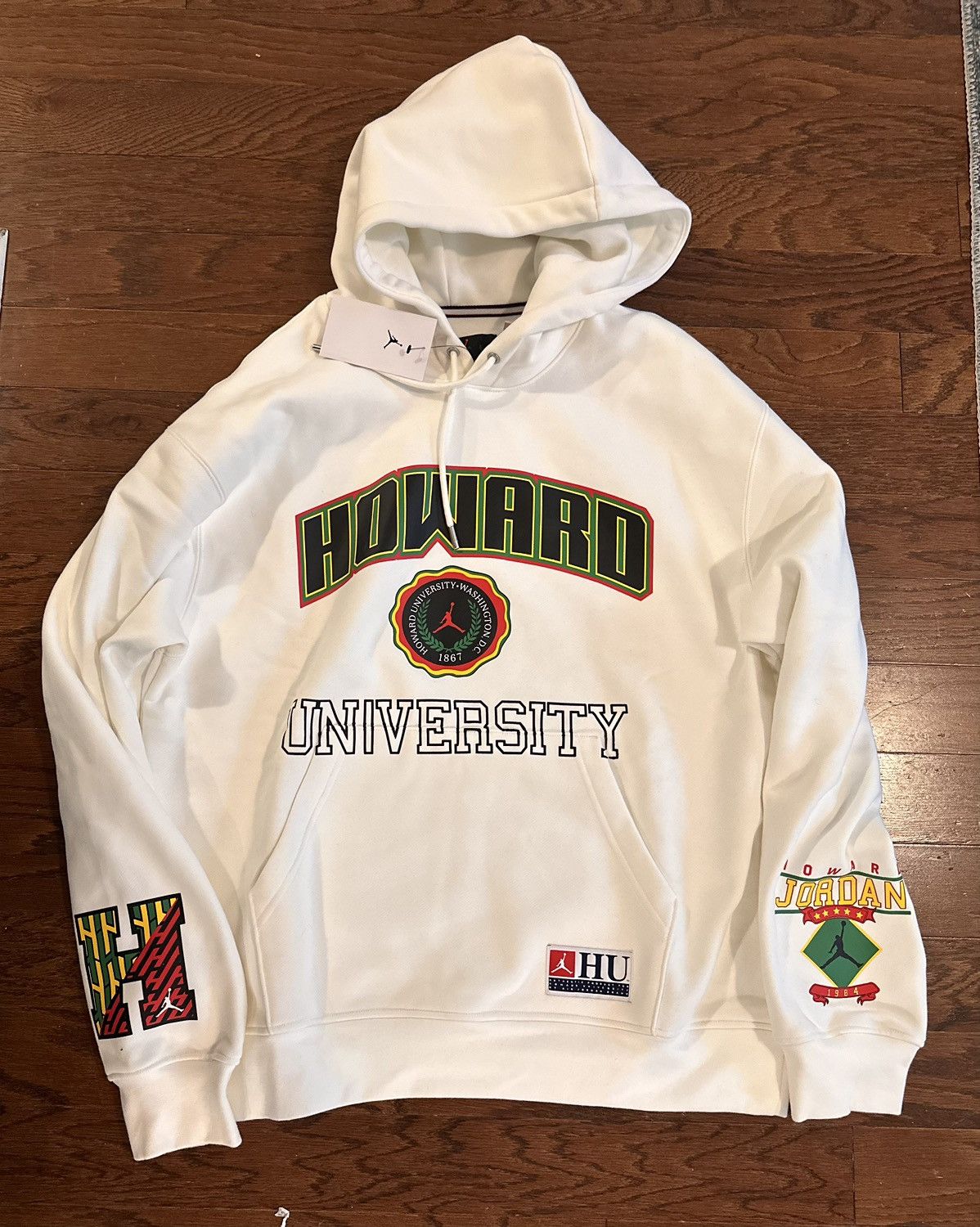 Jordan Brand Jordan X Howard University Pullover Hoodie Size US L / EU 52-54 / 3 - 1 Thumbnail