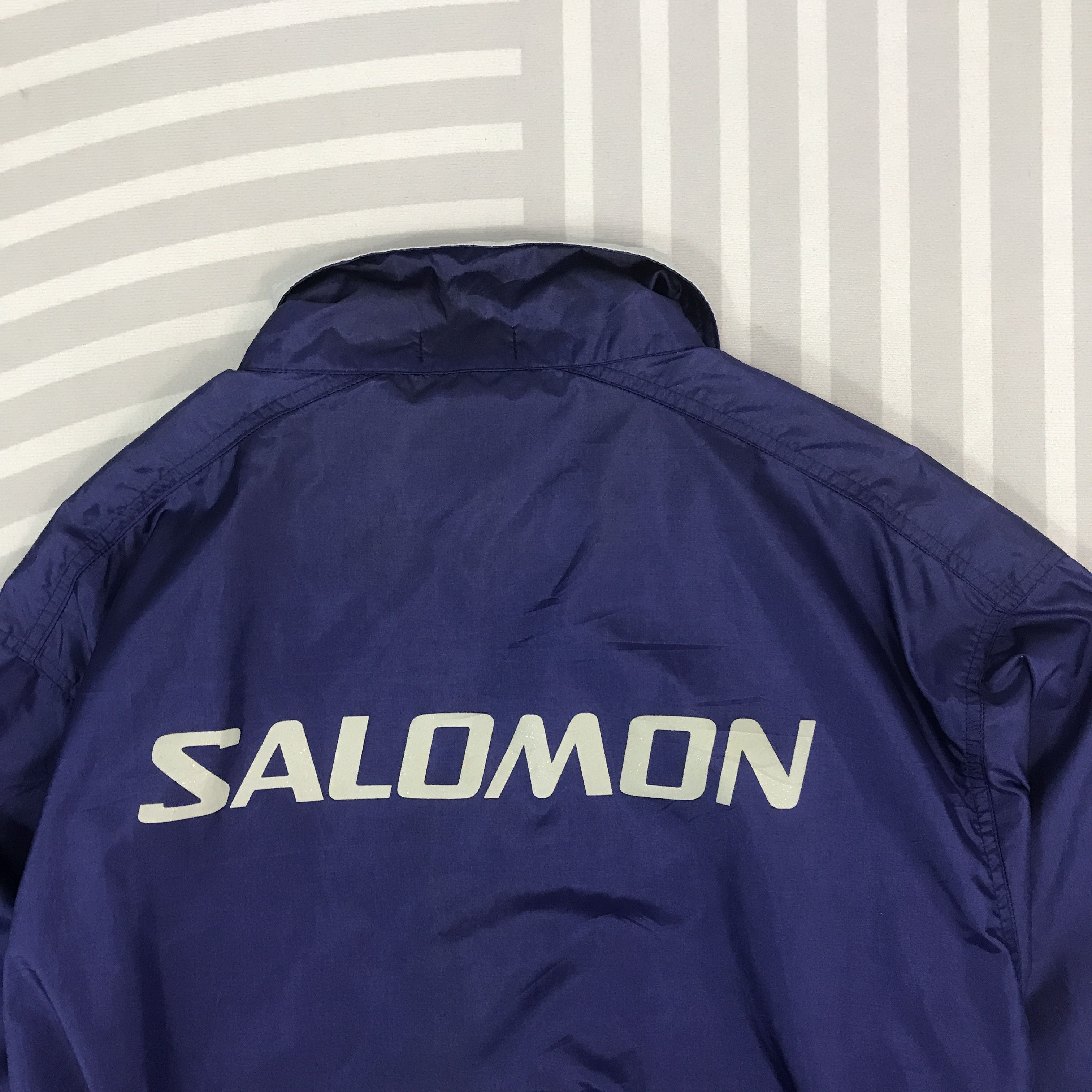 Salomon × Vintage Vintage Salomon Windbreaker light Jacket Size US L / EU 52-54 / 3 - 4 Thumbnail