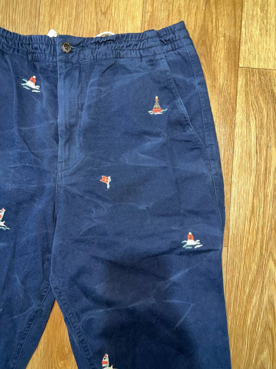 Polo Ralph Lauren Polo Ralph Lauren Nautical Embroidered Chinos Size US 33 - 3 Thumbnail