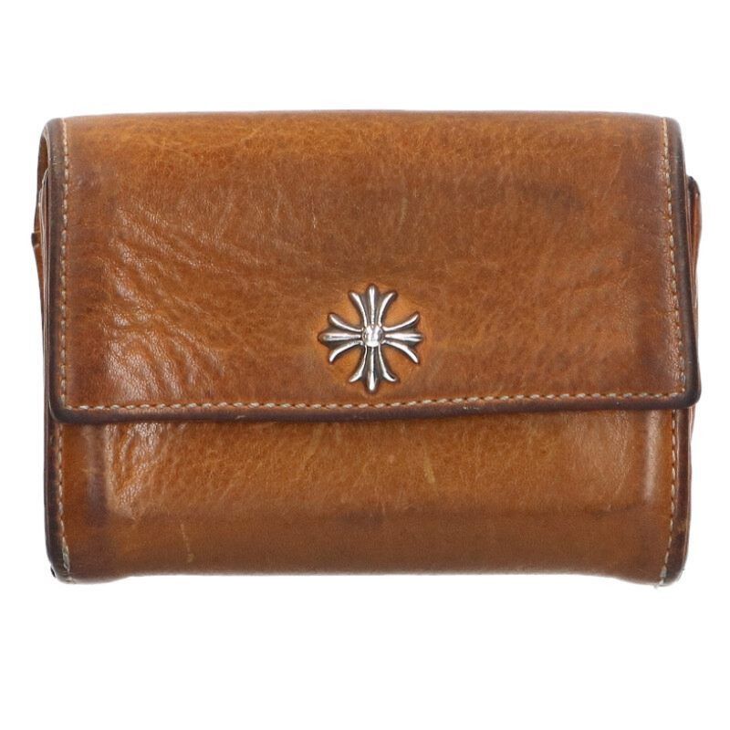 Chrome Hearts Chrome Hearts CH Plus Button Leather Wallet Size ONE SIZE - 1 Thumbnail