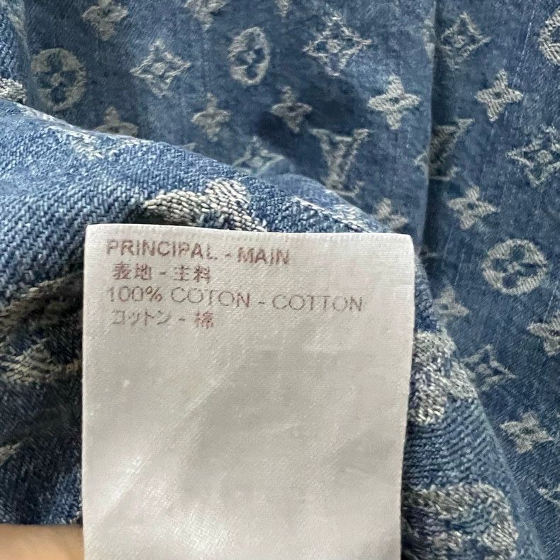 Louis Vuitton Louis Vuitton Blue short-sleeved shirt with presbyopic logo Size US XS / EU 42 / 0 - 4 Thumbnail