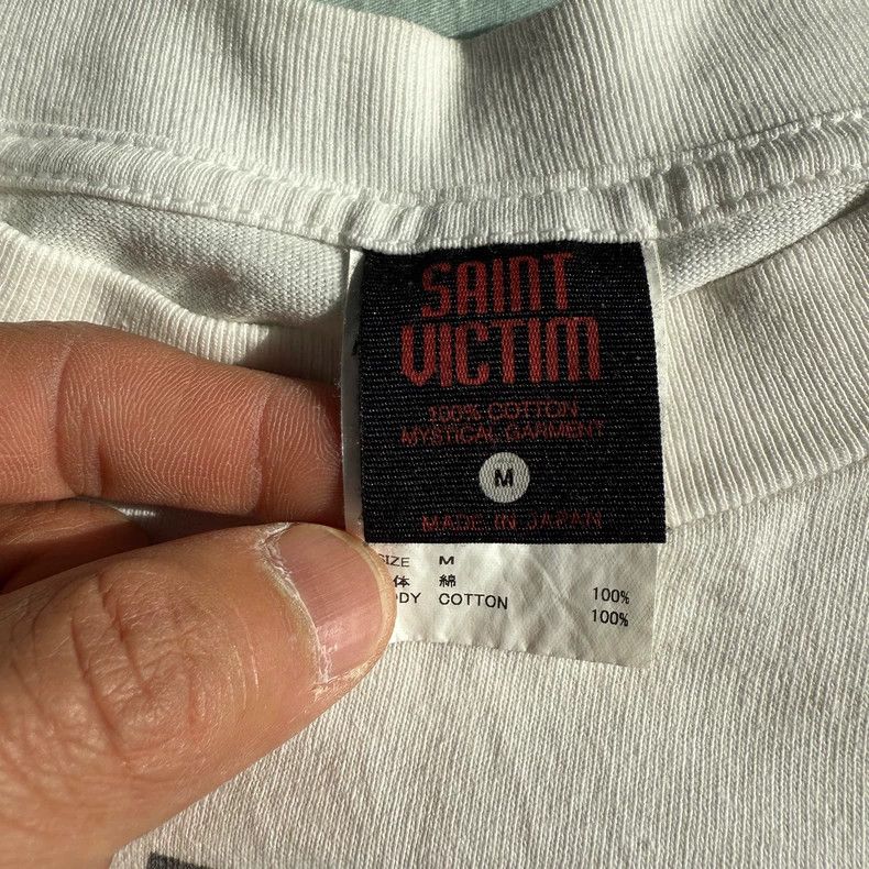 Saint Michael Saint Michael Off-white washed short sleeve 2502-Nextarrow Size US M / EU 48-50 / 2 - 3 Thumbnail