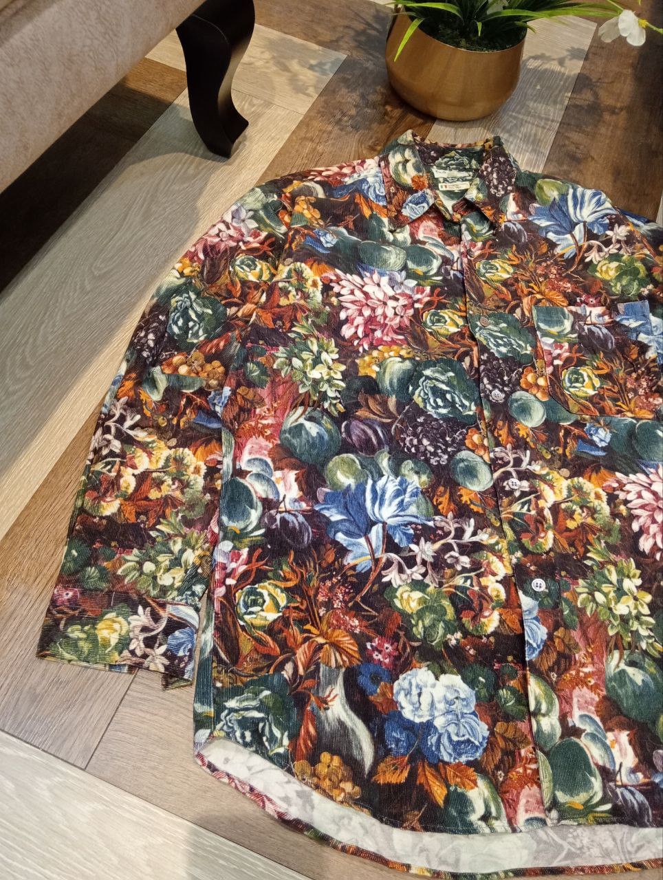 Paul Smith VINTAGE PAUL SMITH LONDON FLORAL OVERPRINT OVERSIZED SHIRT Size US M / EU 48-50 / 2 - 5 Thumbnail
