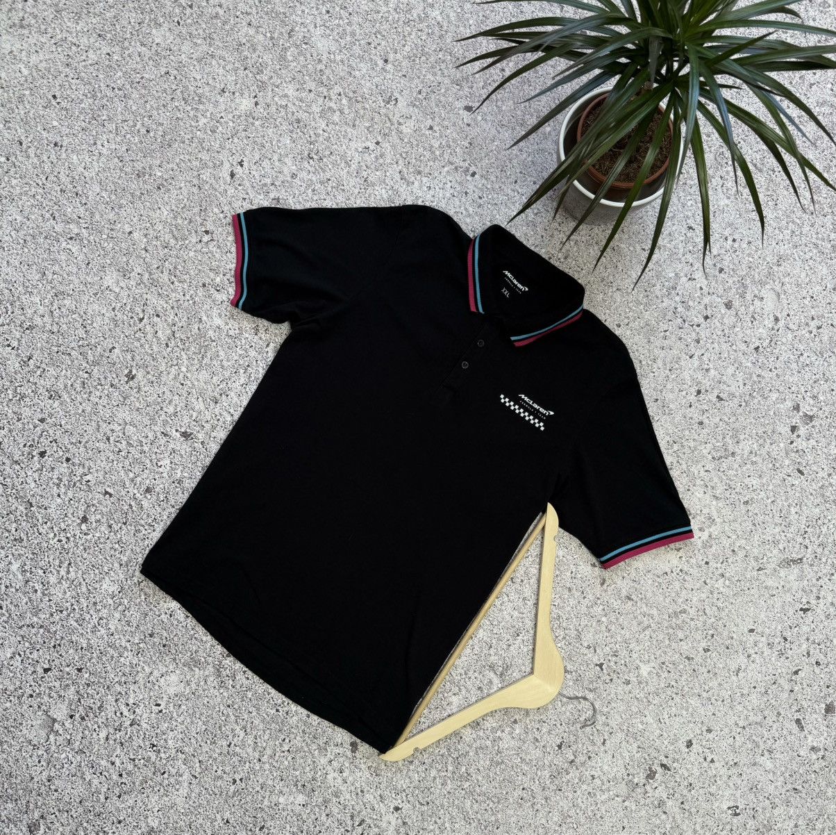 Malcolm McLaren × Vintage Vintage McLaren Formula 1 Team Miami Racing Polo T-Shirt Size US XXL / EU 58 / 5 - 1 Thumbnail