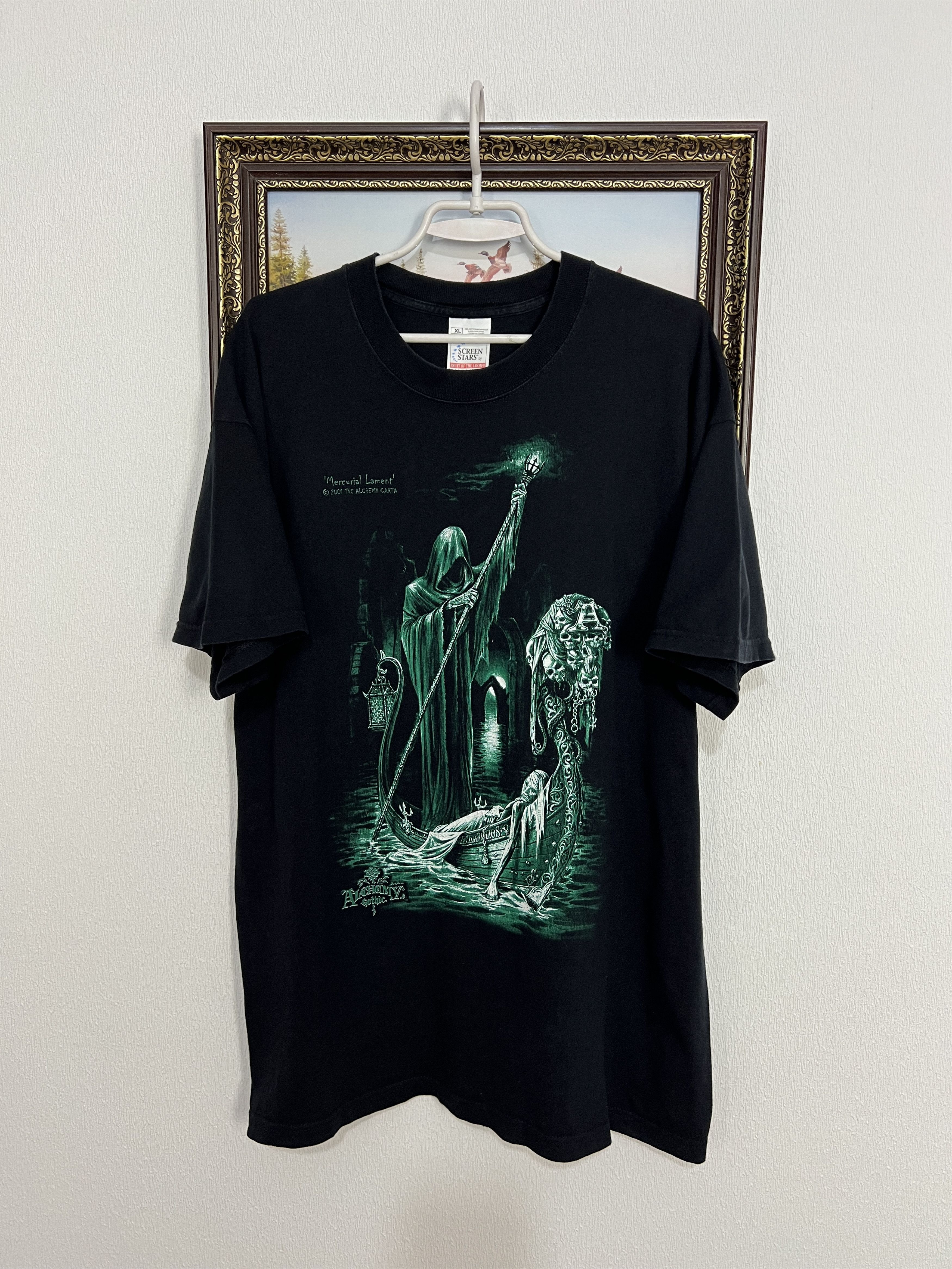 Vintage Alchemy Gothic Mercurial Lament Metal Tee Shirt Over Print Size US XL / EU 56 / 4 - 1 Thumbnail