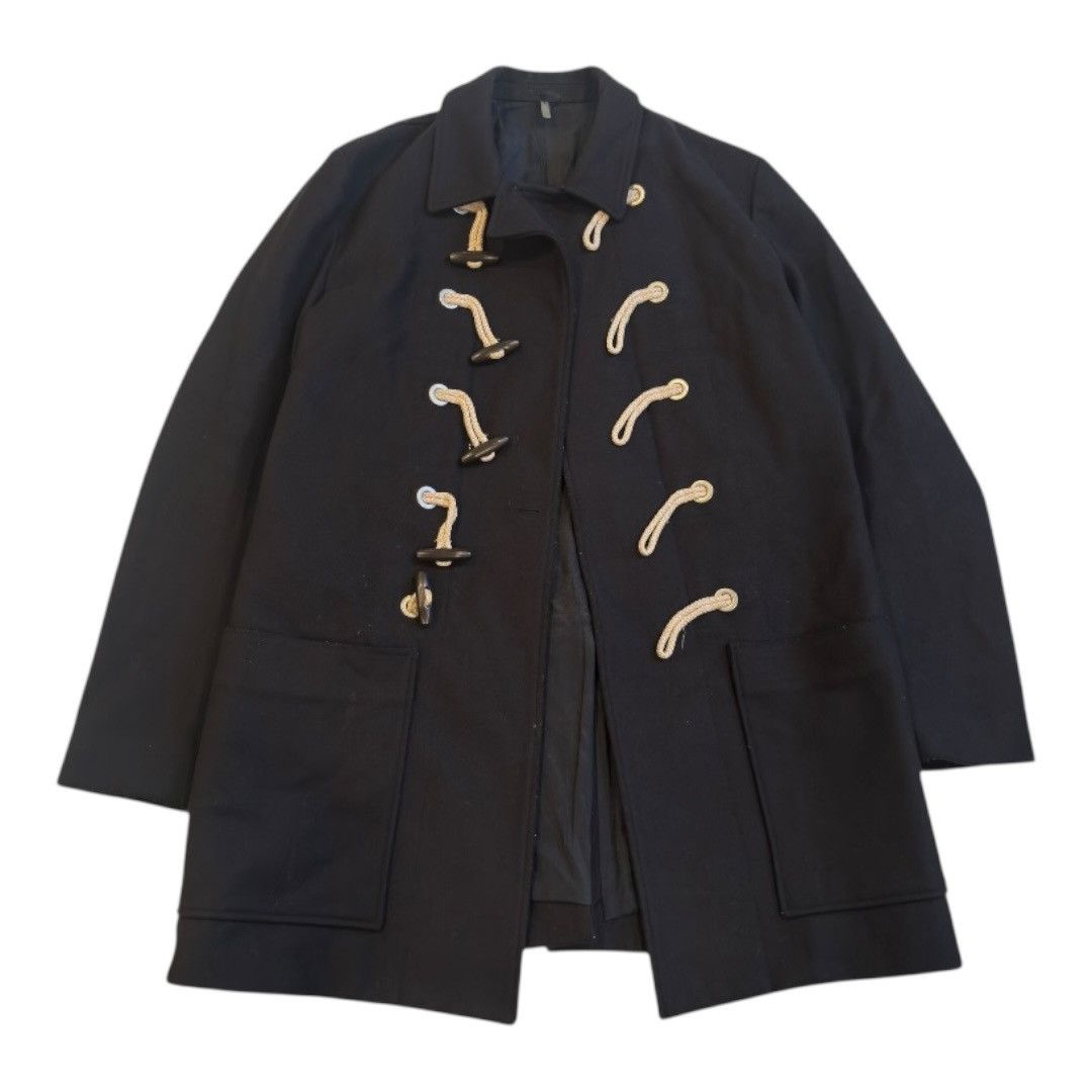Dior Dior Homme by KVA Wool Toggle Long Coat in Black Size US M / EU 48-50 / 2 - 1 Thumbnail