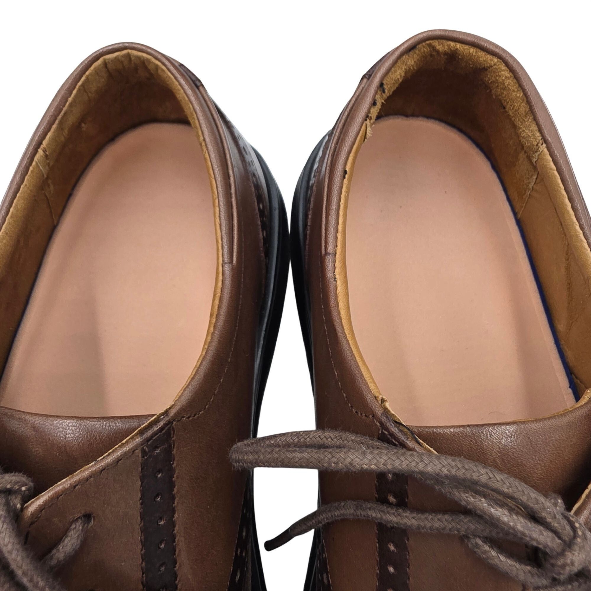 Other Dr. Comfort Wing 8329 Brown Leather Wingtip Derby Mens 9M Size US 9 / EU 42 - 9 Thumbnail