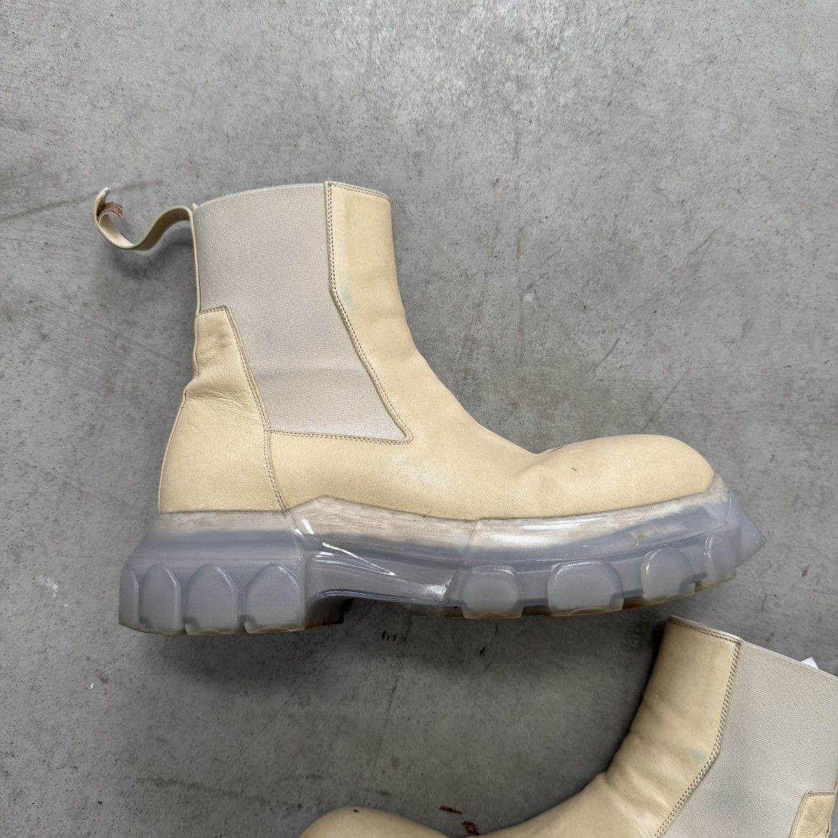 Rick Owens Rick Owens Bozo Tractor Boot Parchment (EU40) Size US 7 / EU 40 - 3 Thumbnail