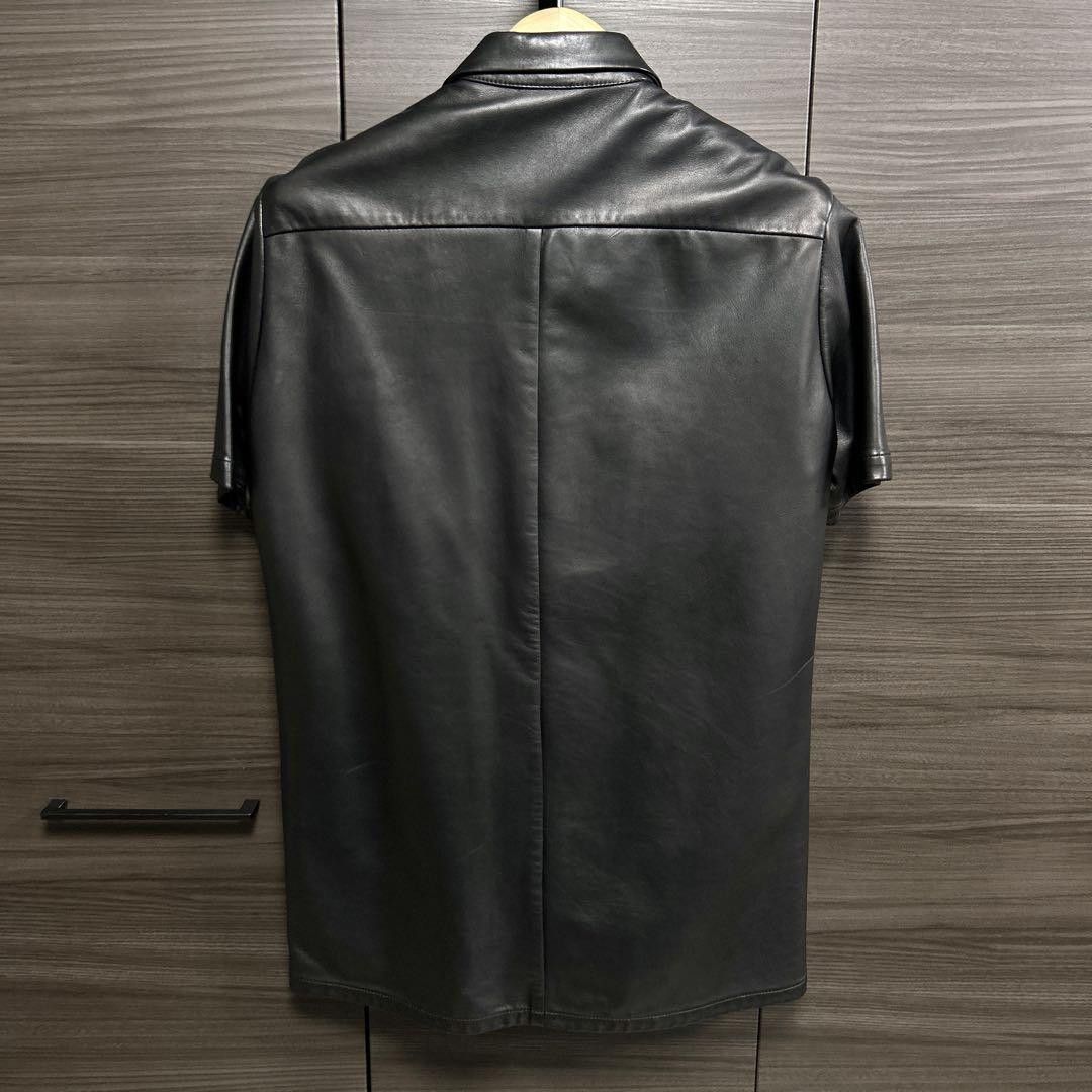 Yohji Yamamoto yohji yamamoto pour homme short sleeve shirt sheep leather Size US L / EU 52-54 / 3 - 3 Thumbnail
