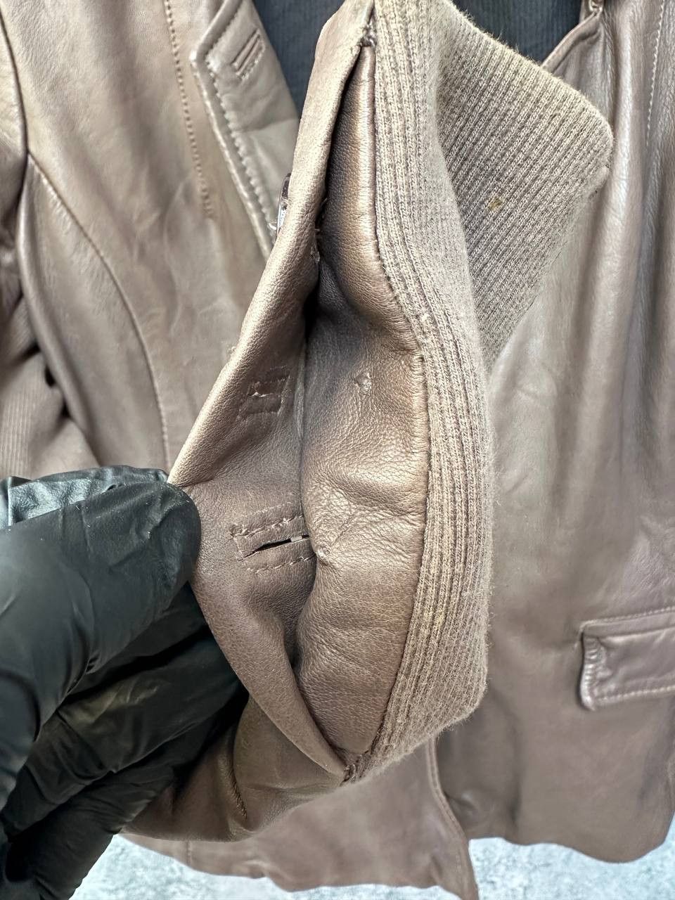 Leather × Muubaa × Vintage Muubaa Futura Leather Jacket in Steel Grey Avant-Garde Size M / US 6-8 / IT 42-44 - 16 Thumbnail