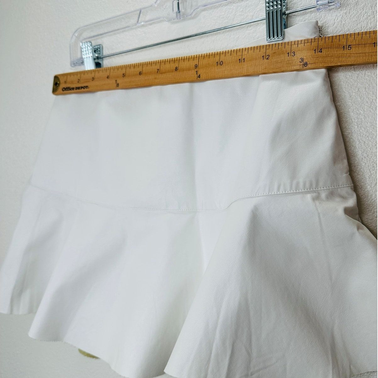Other NWT Cotton Candy White Flounce Mini Skirt Built-in Shorts M Size 30" / US 8 / IT 44 - 12 Thumbnail