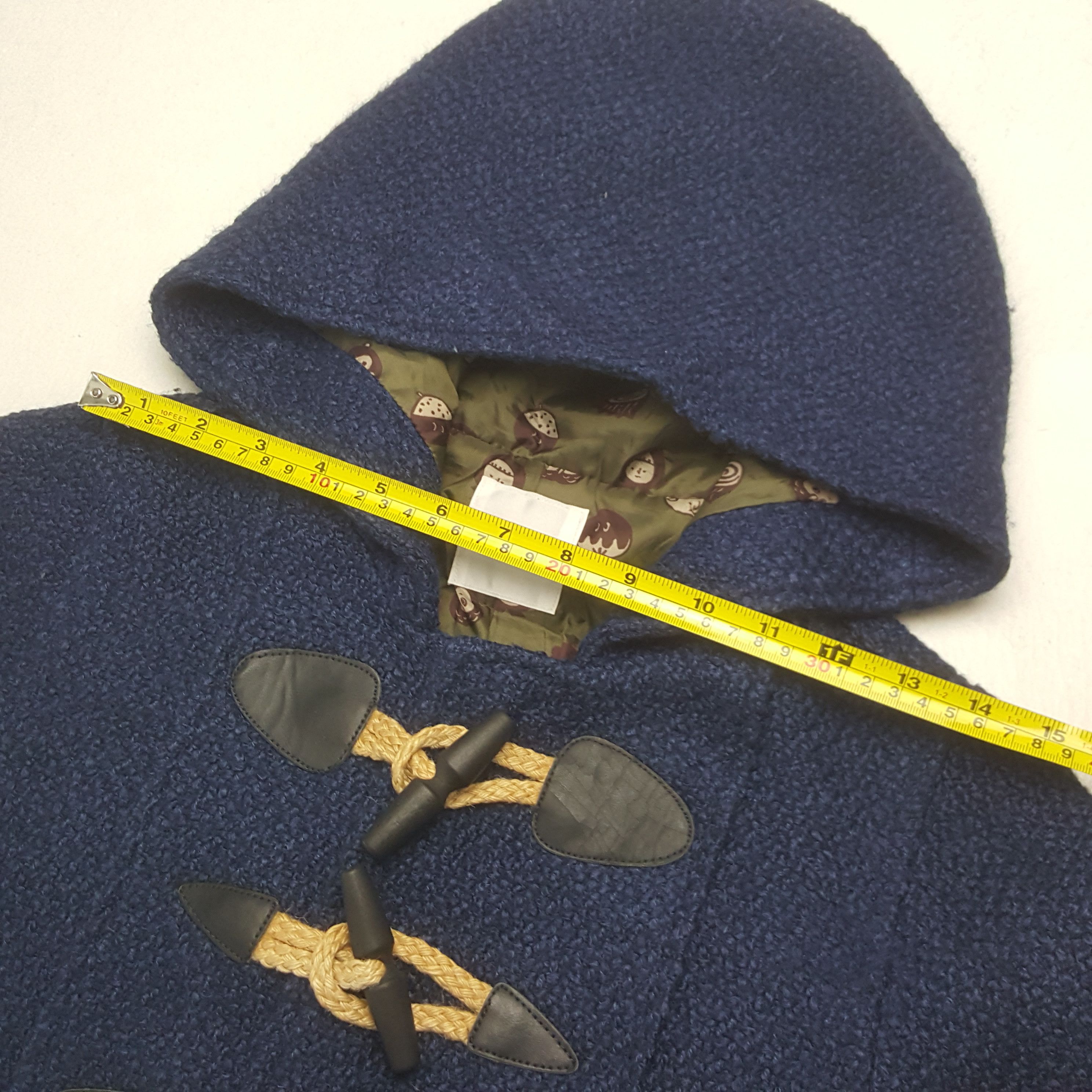 Ne-Net Vintage Ne-Net by Issey Miyake Wool Duffle Jacket Hoodie Size US XS / EU 42 / 0 - 5 Thumbnail