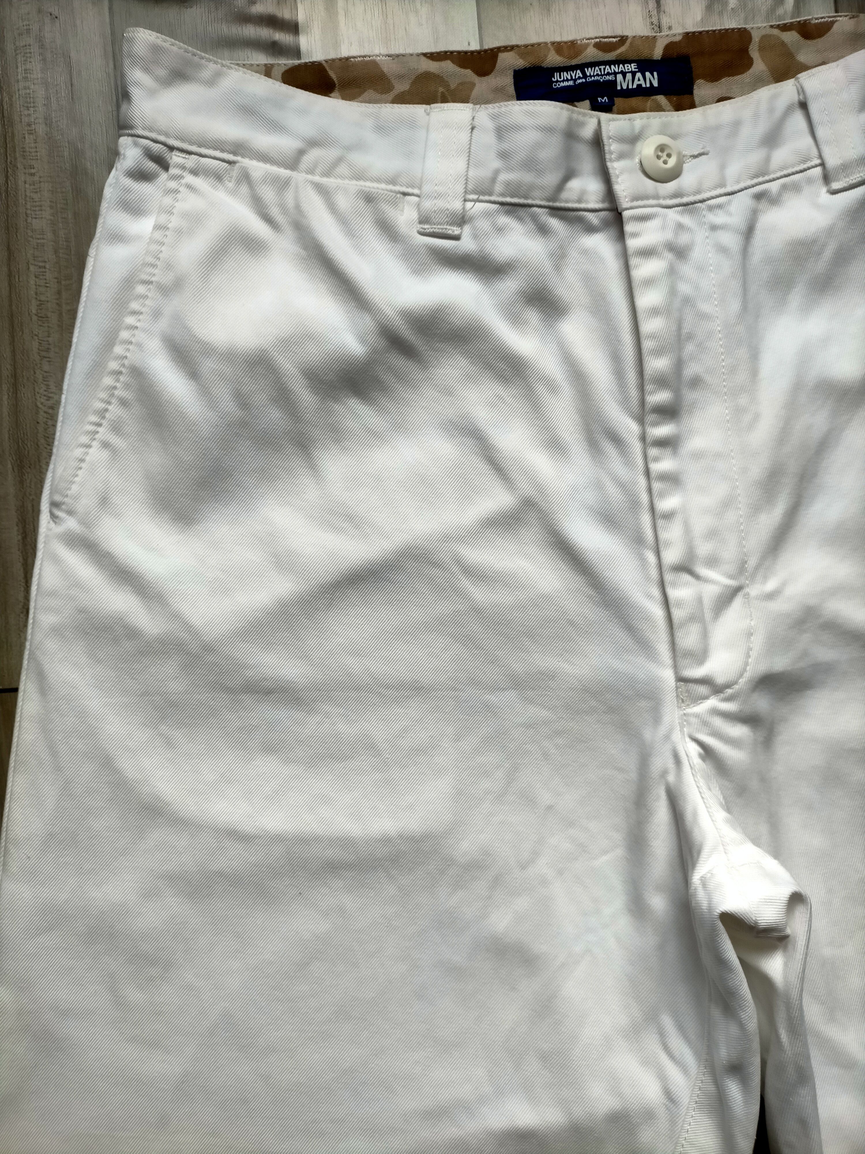 Comme des Garcons Junya Watanabe Comme des Garcons Baggy Trouser White Pants Size US 32 / EU 48 - 4 Thumbnail