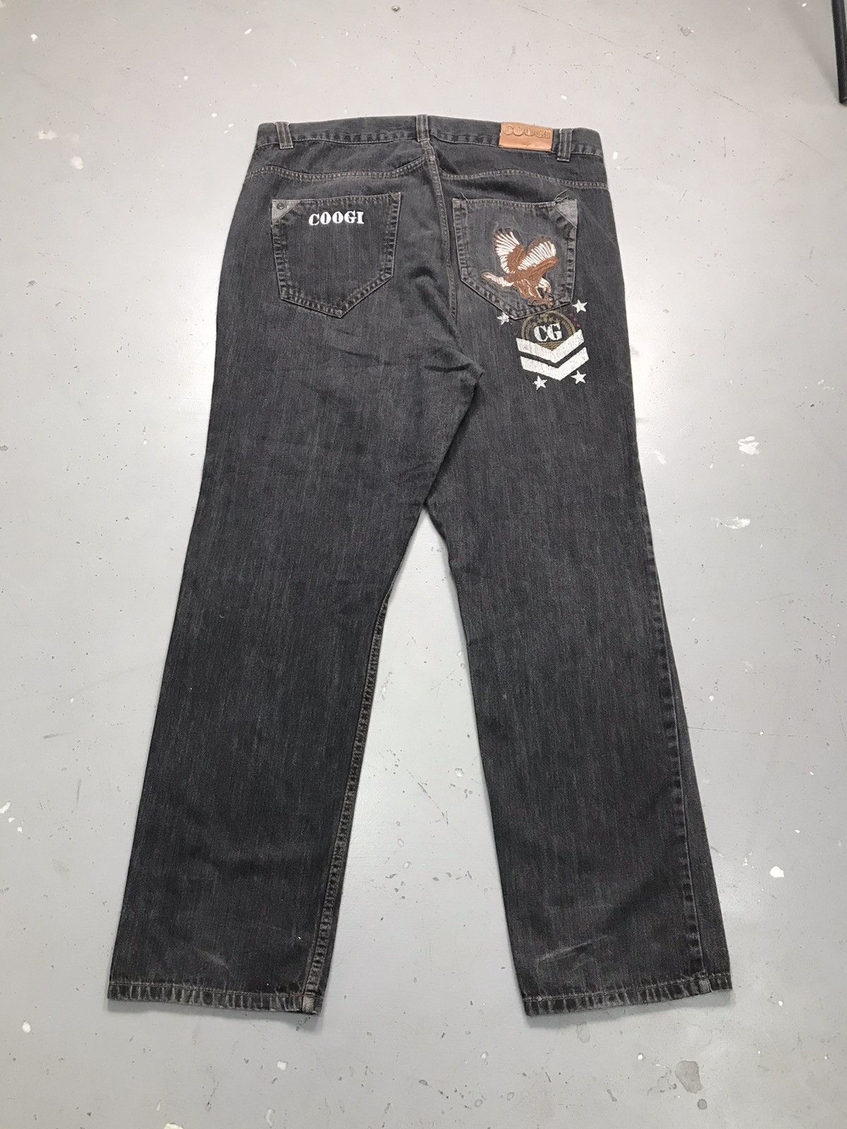 Coogi Vintage Coogi crazy patchwork baggy denim Size US 44 / EU 60 - 2 Thumbnail