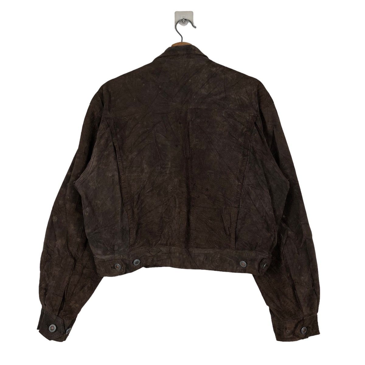 Japanese Brand 🔥Vintage Biker Fly Leather Jacket Sunvalley Japan Made Size US M / EU 48-50 / 2 - 8 Thumbnail