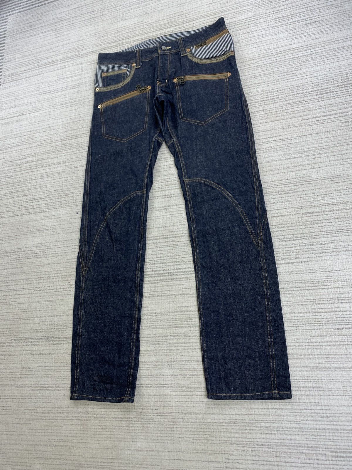 Hysteric Glamour Soul Of Freedom Hysteric Inspired Multipocket Denim Jeans Size US 34 / EU 50 - 4 Thumbnail