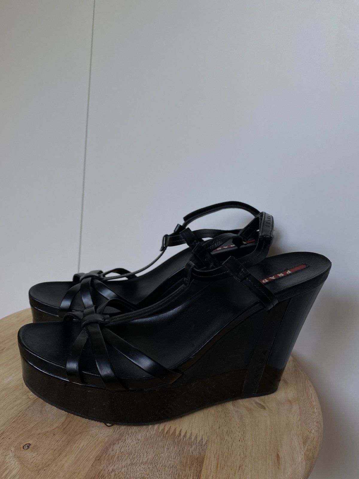 Prada Vintage Platform Sandals | Grailed