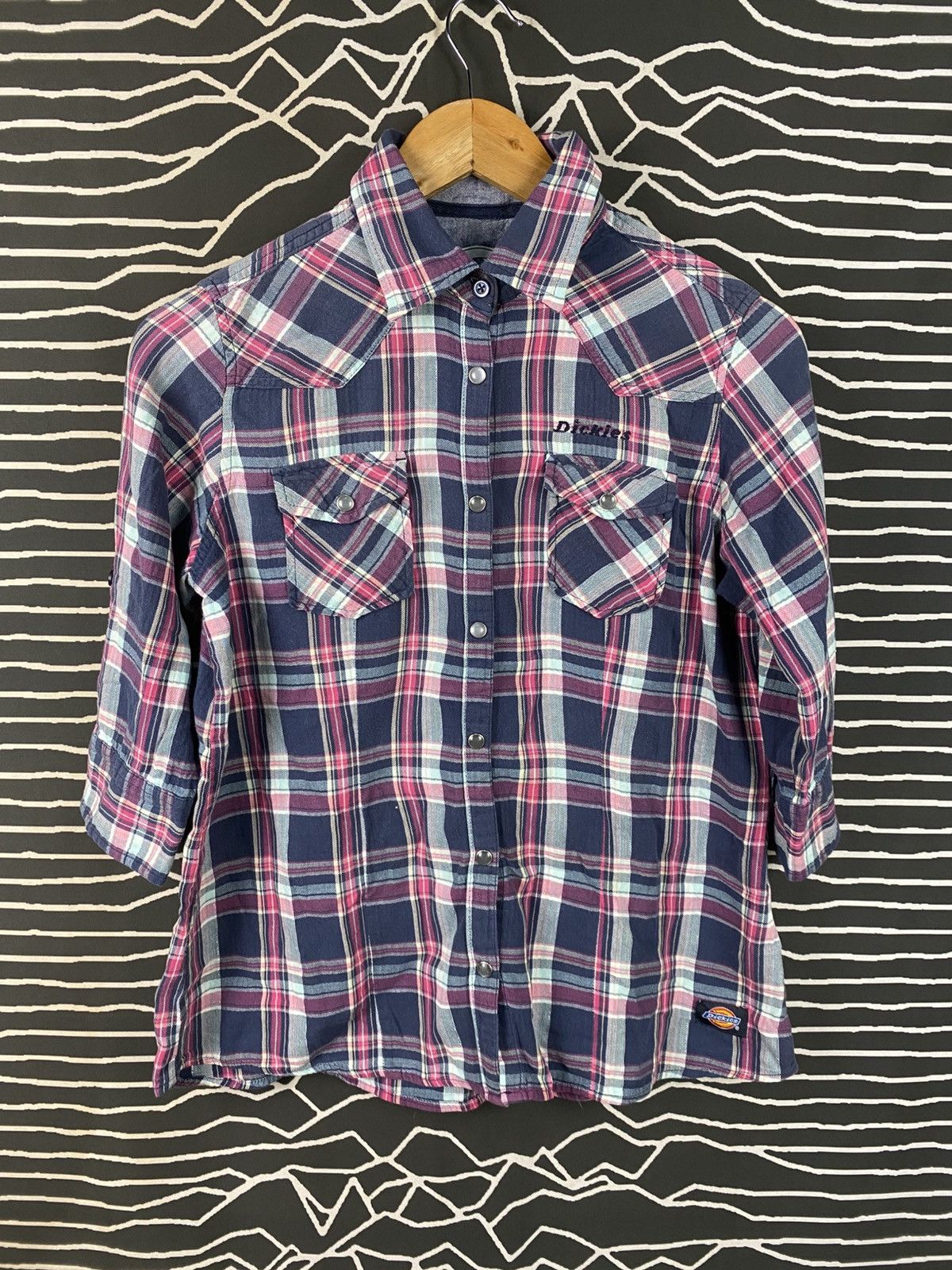 Dickies Dickies Workwear Western Flannel Plaid Shirt Size S / US 4 / IT 40 - 1 Thumbnail