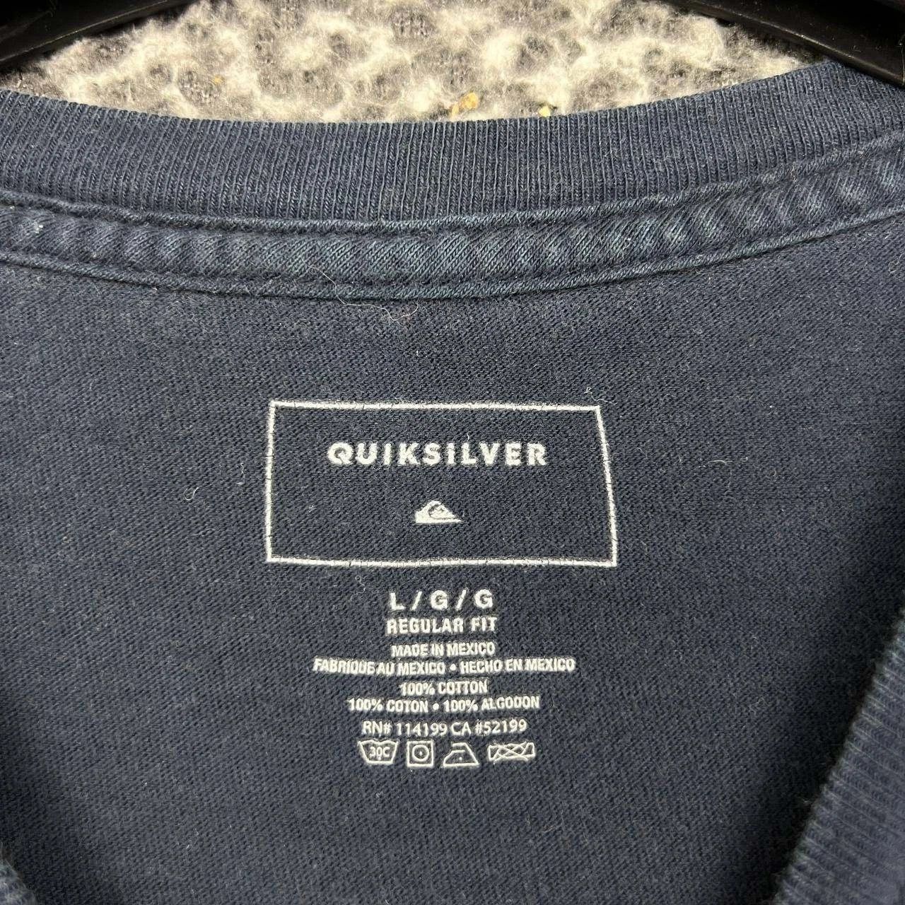 Quiksilver Quiksilver Shirt Men Black Regular Fit Crew Neck Cotton L Size US L / EU 52-54 / 3 - 6 Thumbnail