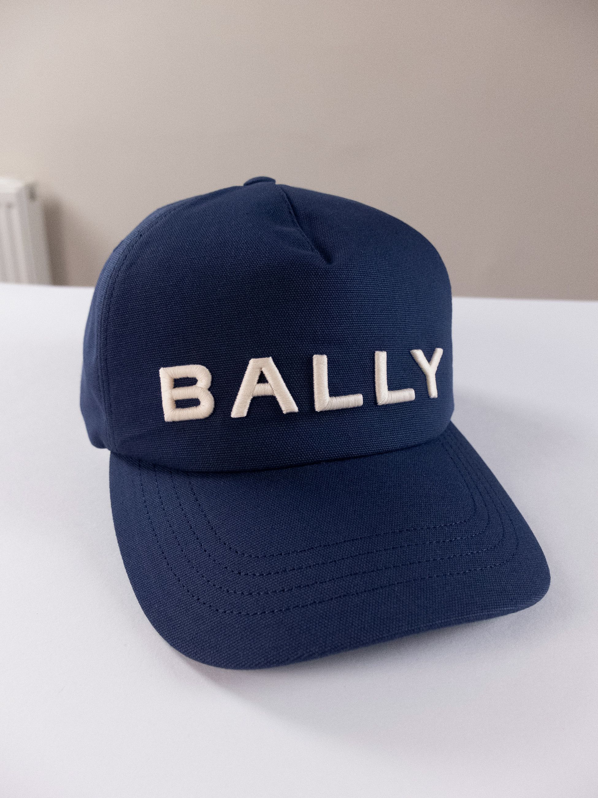 Bally BALLY navy blue logo embroidered baseball cap Medium Size ONE SIZE - 1 Thumbnail