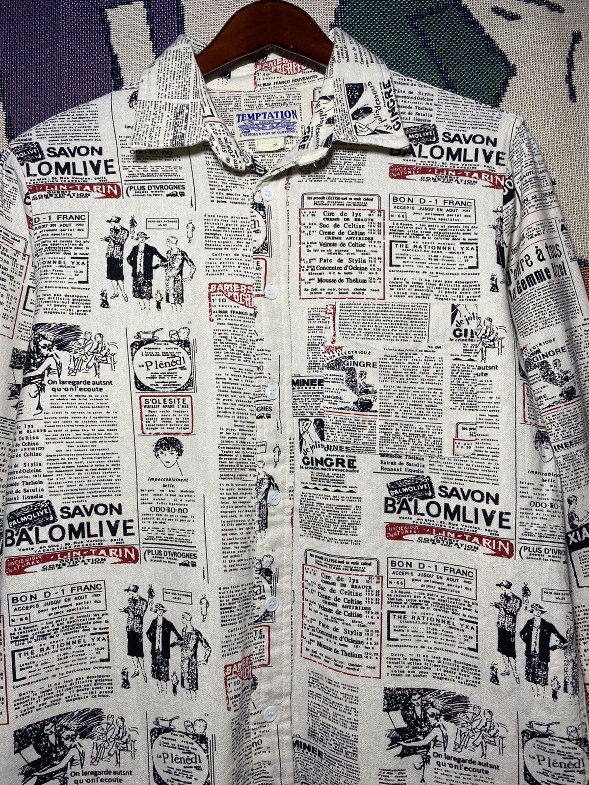 Yohji Yamamoto Vintage Temptation Vintage Canvas Button Ups Size US M / EU 48-50 / 2 - 2 Thumbnail