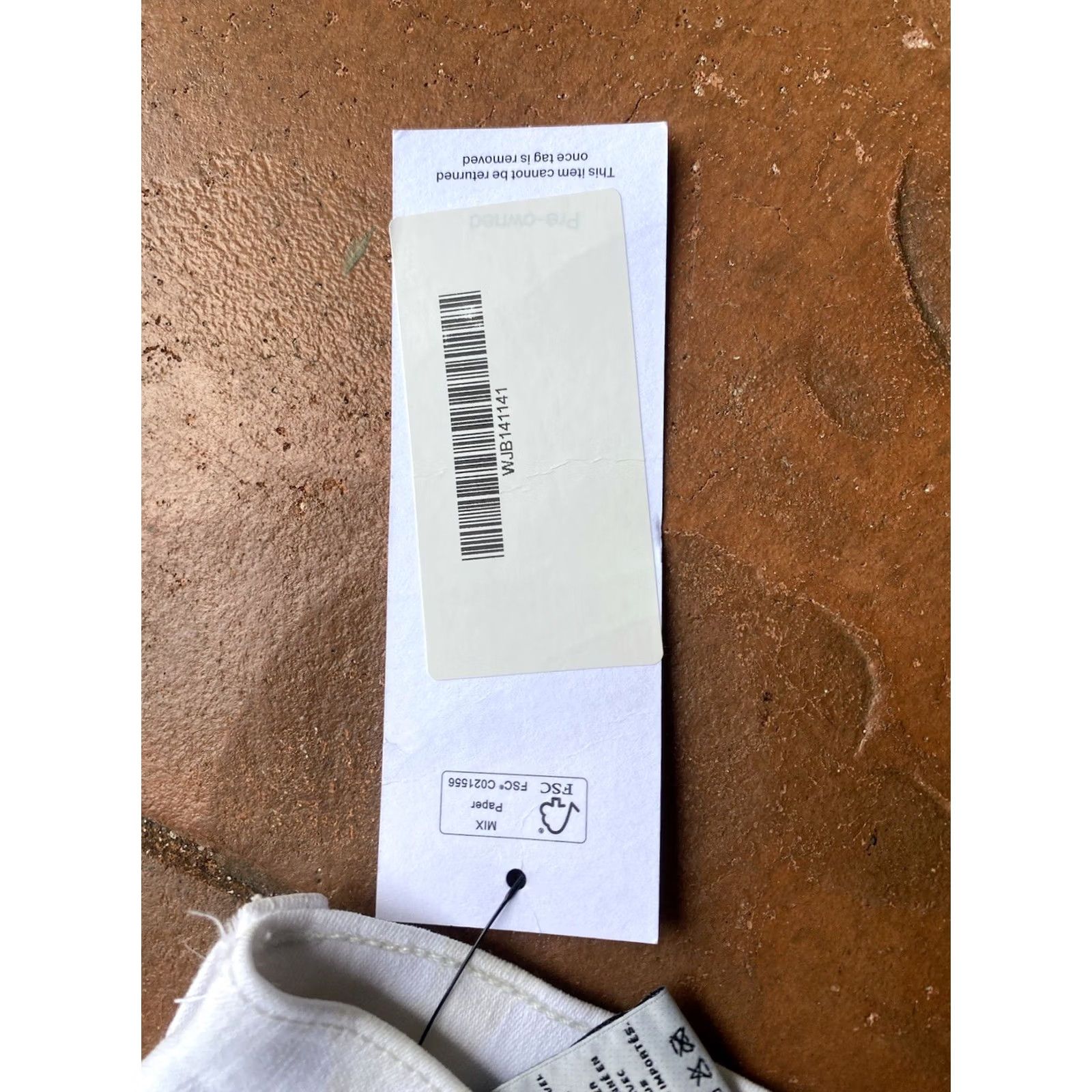 J Brand J Brand Snake Skin High Rise Skinny Jeans Alana Womens 24 White Size 42" / US 20 - 4 Thumbnail