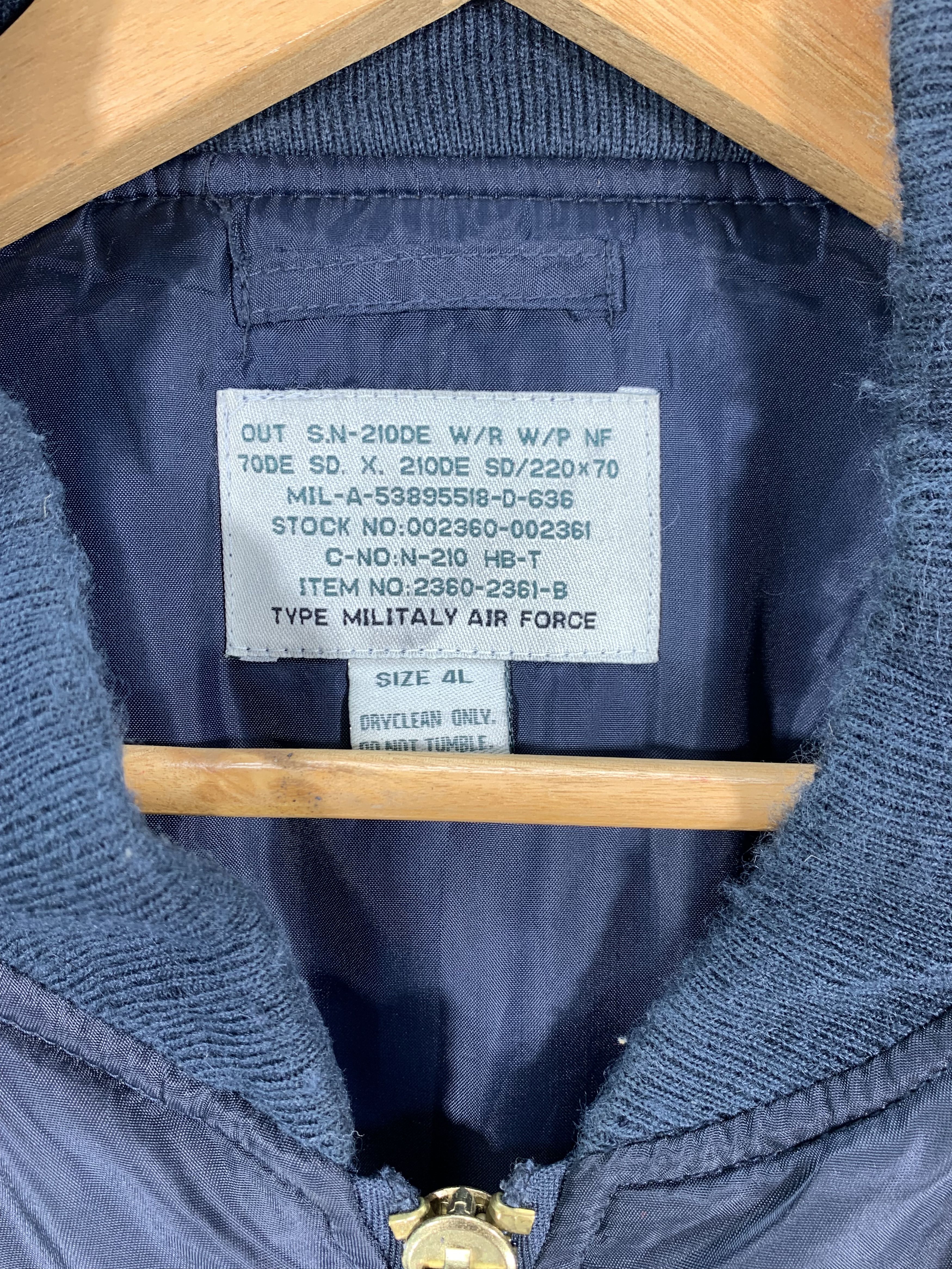 Vintage (Oversized) Vintage air force bomber jacket Size US XL / EU 56 / 4 - 12 Thumbnail